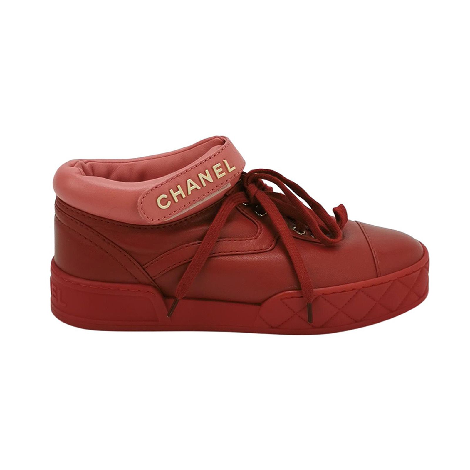 Chanel Chanel Women 5-5 Lowtop Sneakers Size US 5.5 / IT 35.5 - 1 Thumbnail