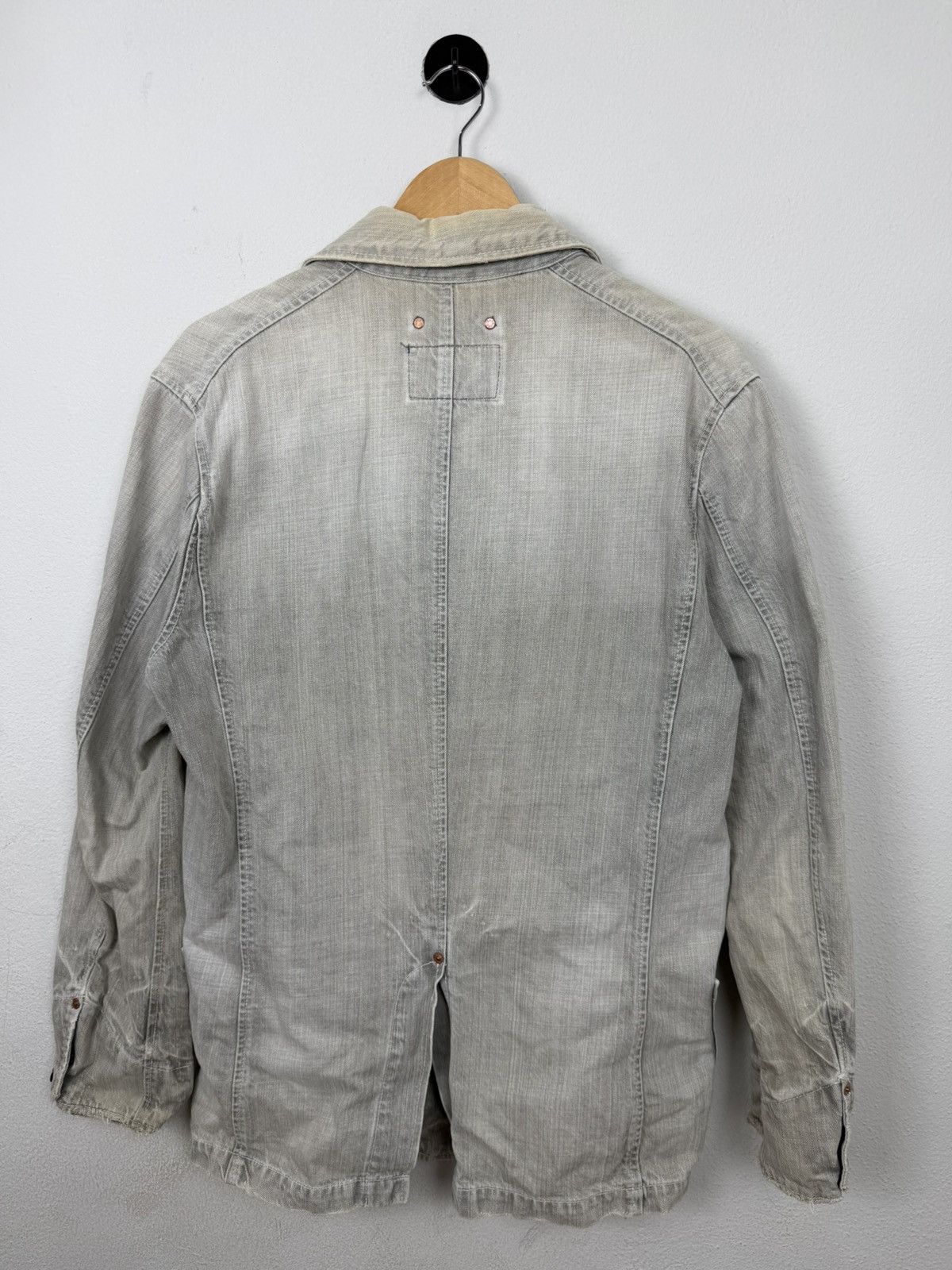Levi's Vintage Distress Levi’s Redloop Denim Engineer Jacket Size US L / EU 52-54 / 3 - 8 Thumbnail