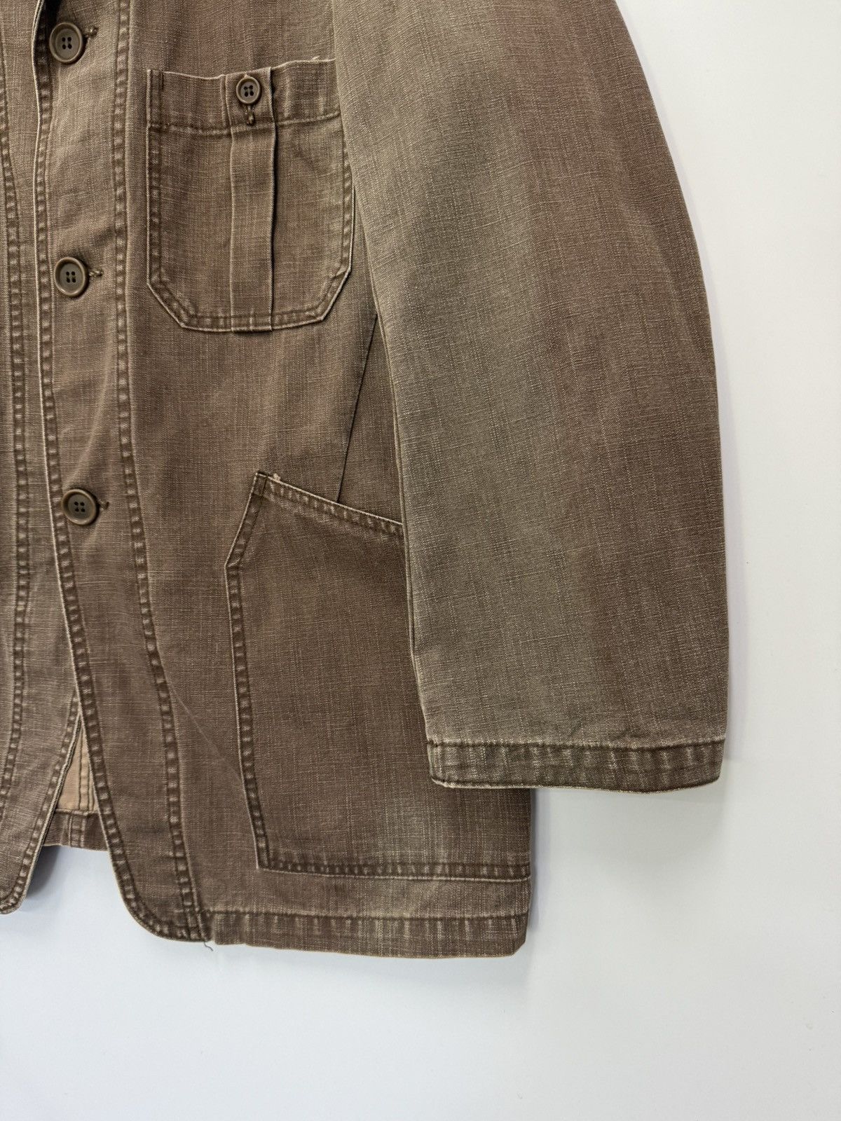 Japanese Brand 🔥 JOURNAL STANDARD JAPAN DENIM CHORE JACKET - M Size US M / EU 48-50 / 2 - 4 Thumbnail