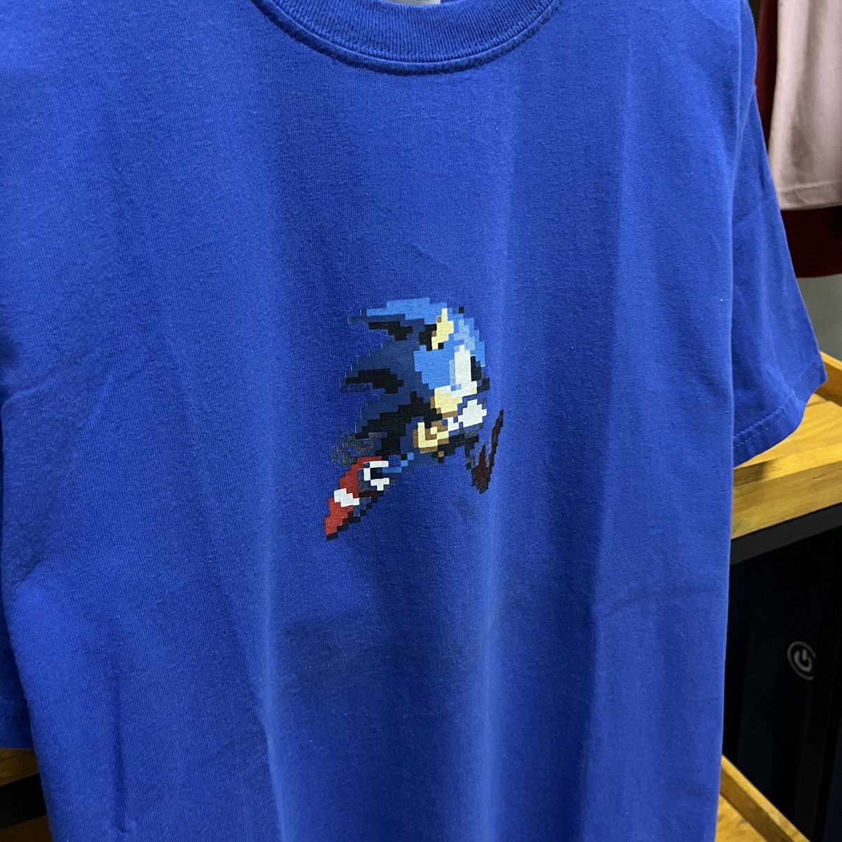 Gildan Sega Sonic Pixel Logo Video Games Movie Size US M / EU 48-50 / 2 - 2 Thumbnail