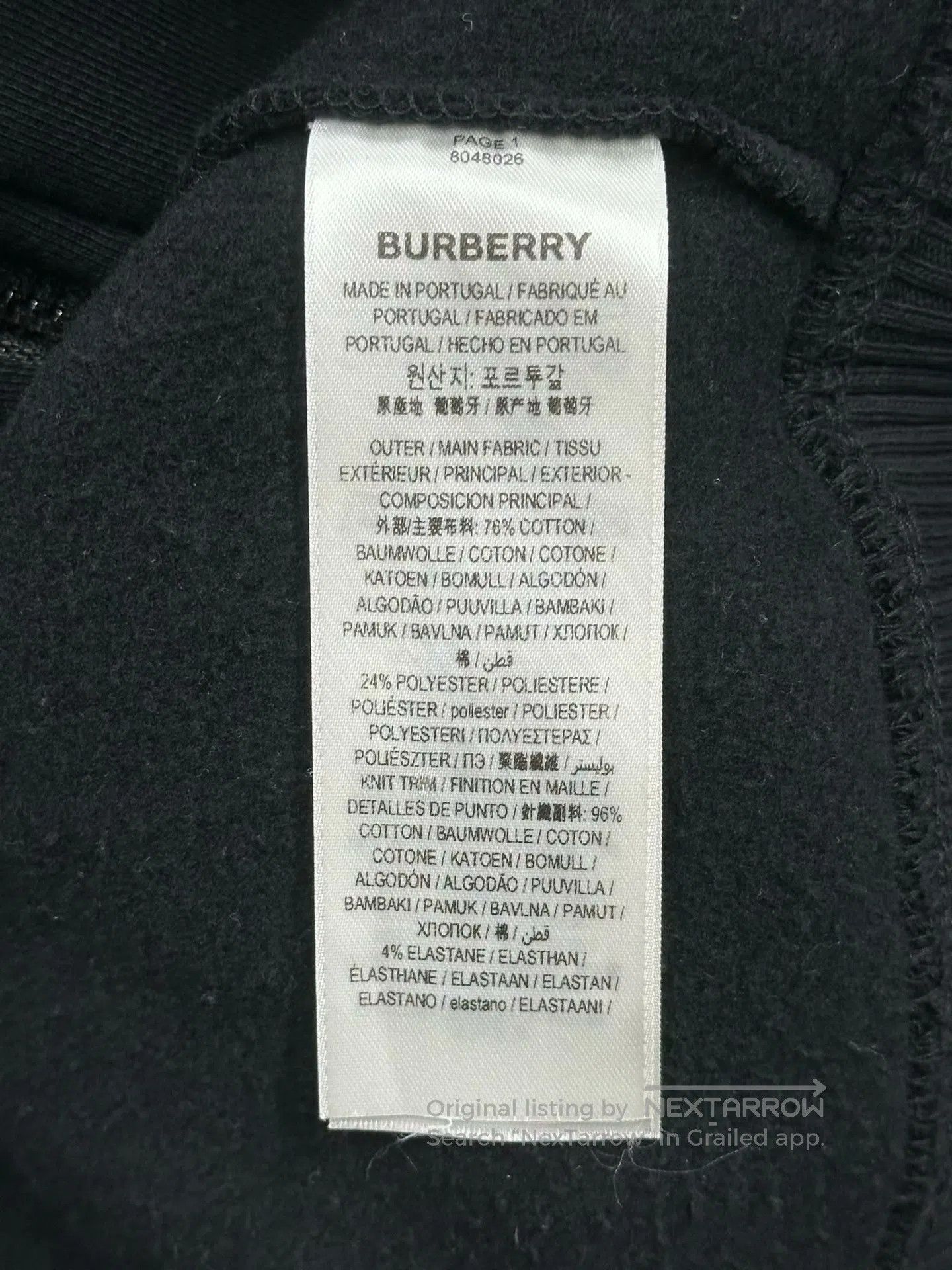 Burberry Burberry Black Zipper Plaid Hooded Sweatshirt Jacket| Size L / US 10 / IT 46 - 4 Thumbnail