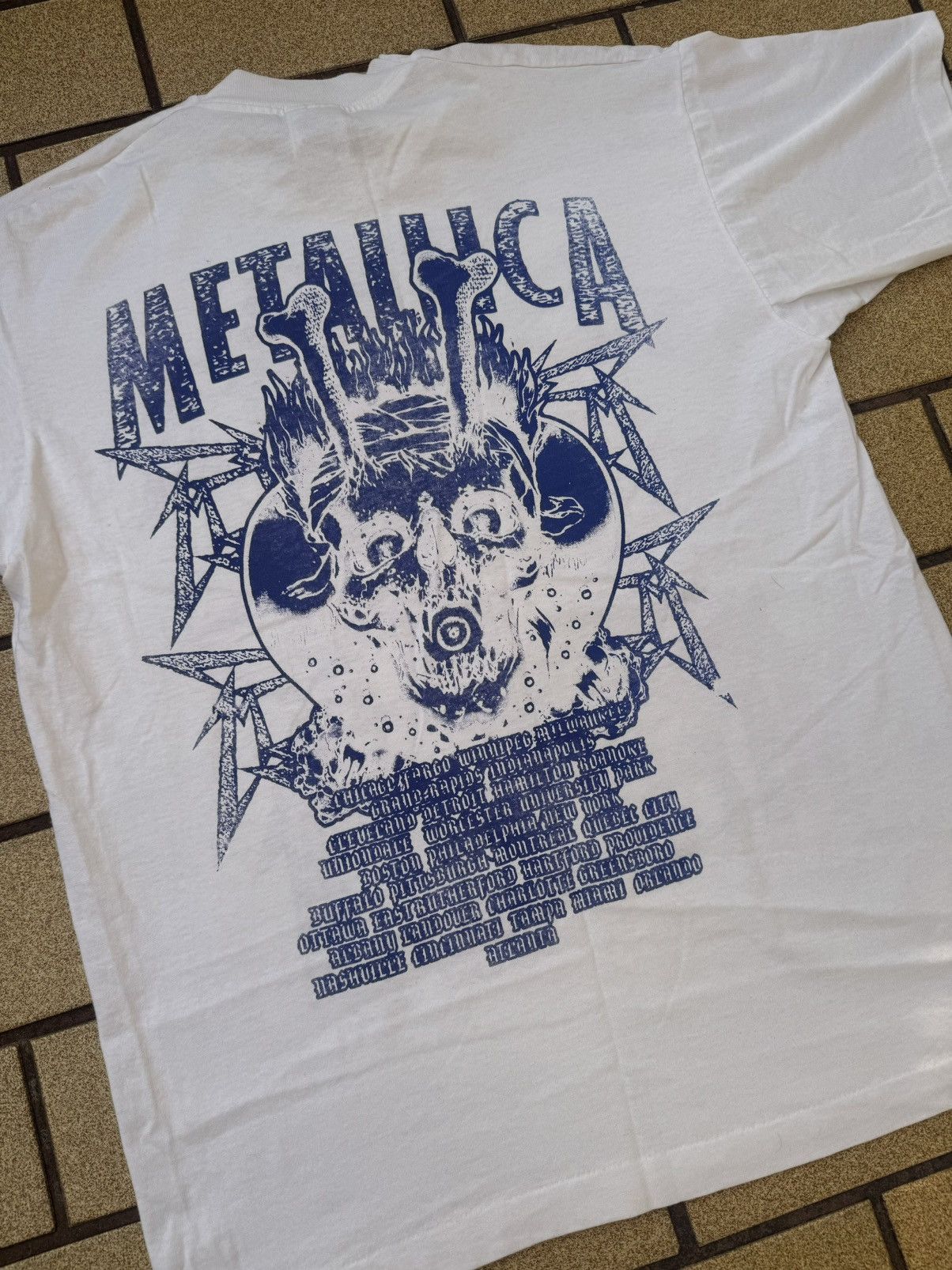 Metallica 1997 Metallica X Pushead grail Heavy Metal Art tee 90s rare Size US L / EU 52-54 / 3 - 5 Thumbnail