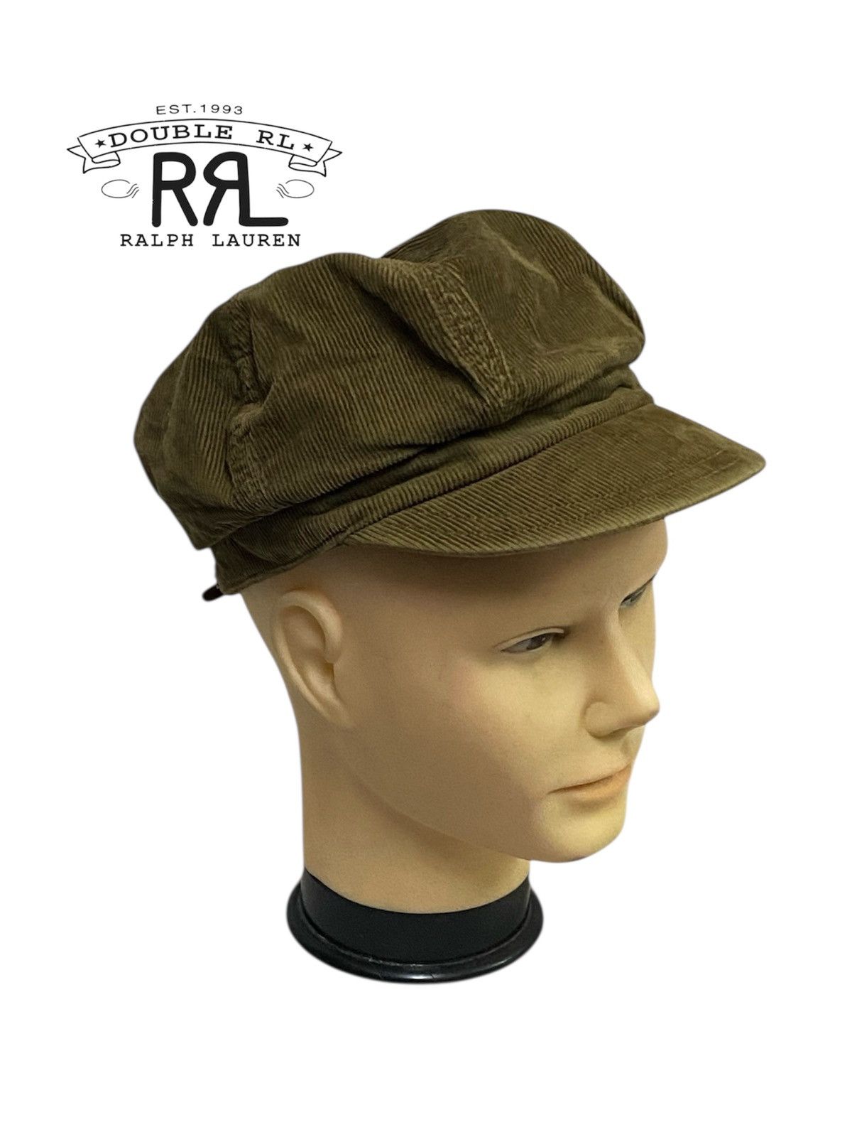 RRL Ralph Lauren Vintage Double RL Corduroy Spitfire Cotton Cap Size ONE SIZE - 1 Thumbnail