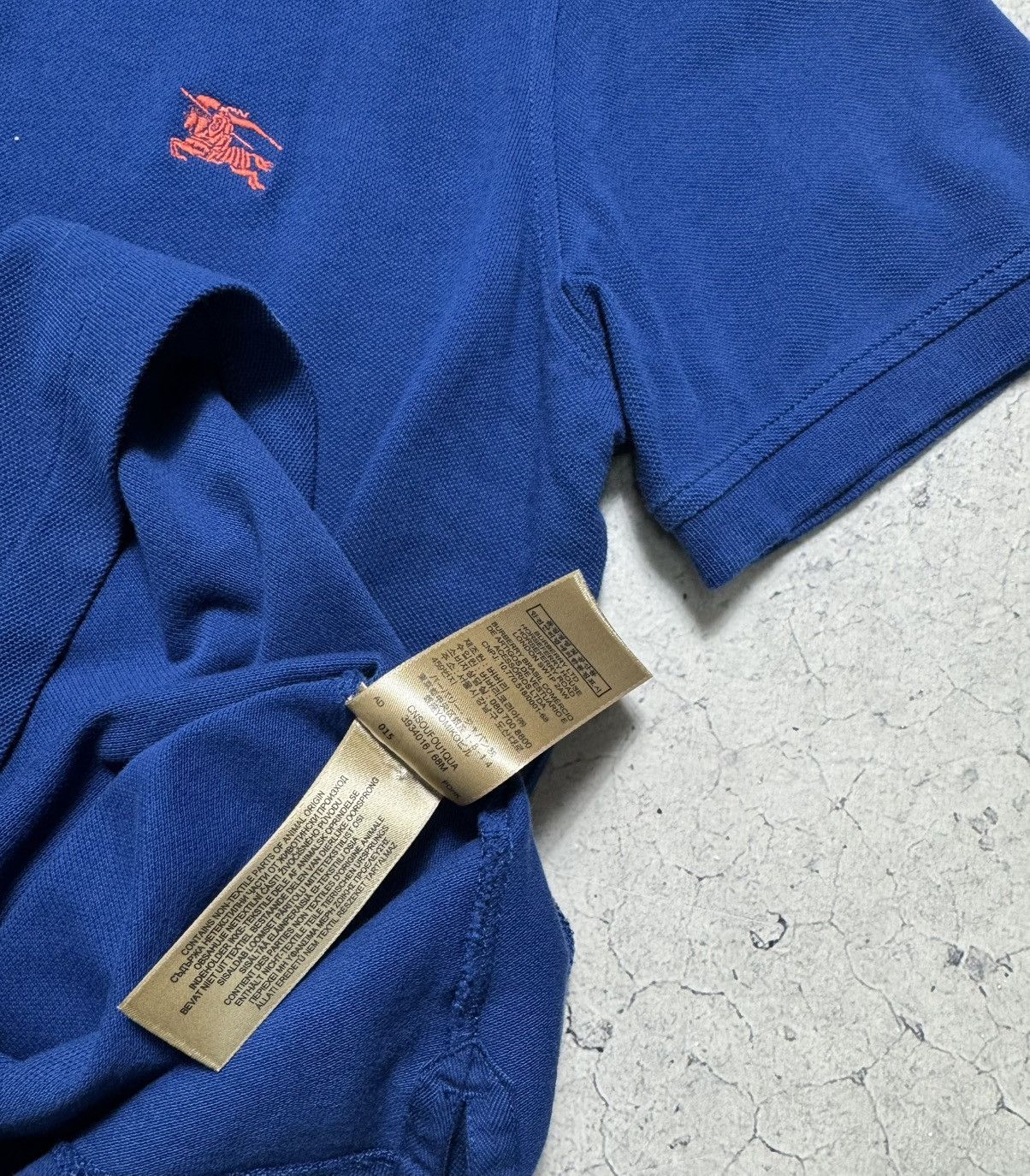Burberry Burberry Luxury Polo Shirt Blue Size XL Vintage Size US XL / EU 56 / 4 - 11 Thumbnail