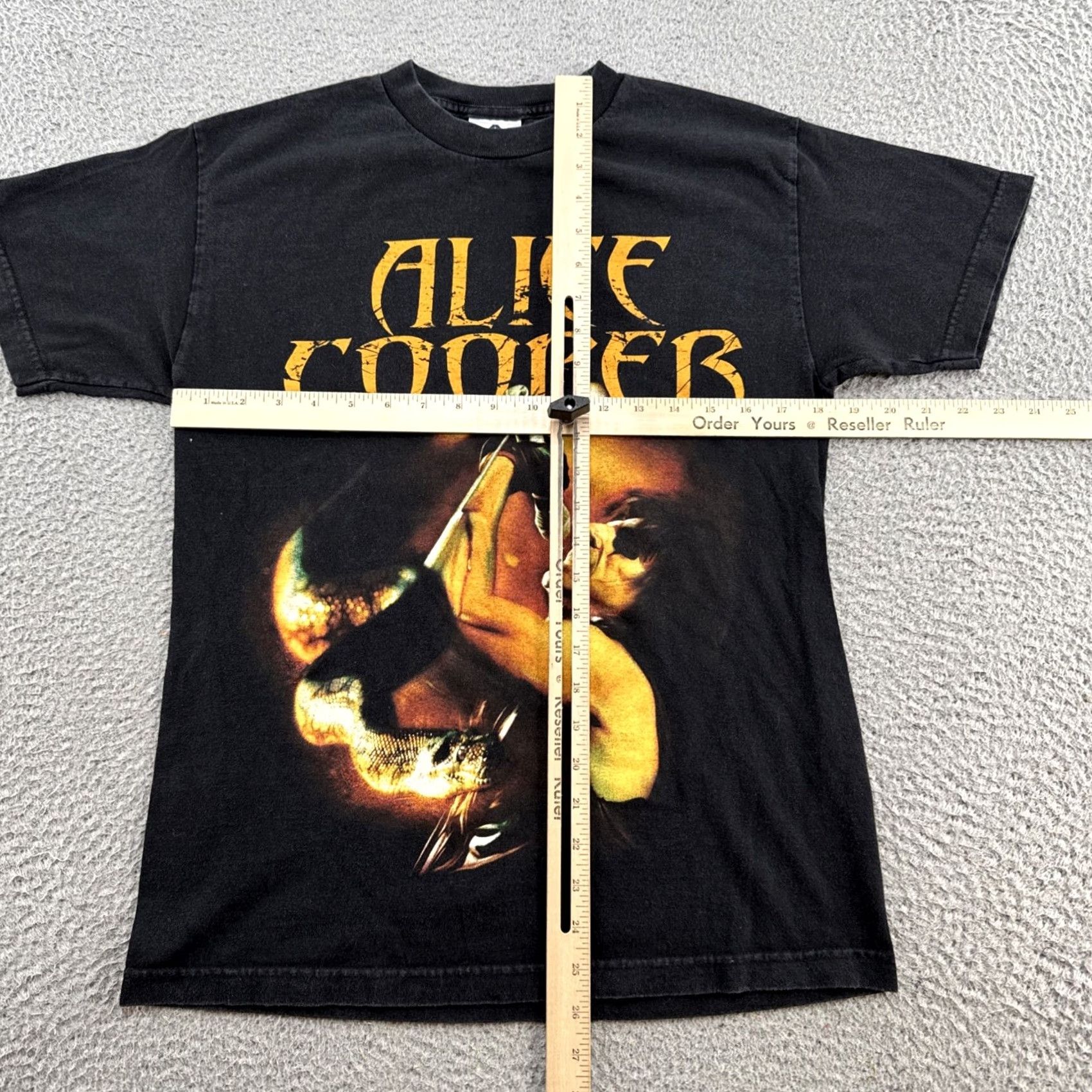 Bones VINTAGE Alice Cooper Shirt Mens M Black 2003 Bare Bones Tour Rock Band T-Shirt Collection Size US M / EU 48-50 / 2 - 4 Thumbnail