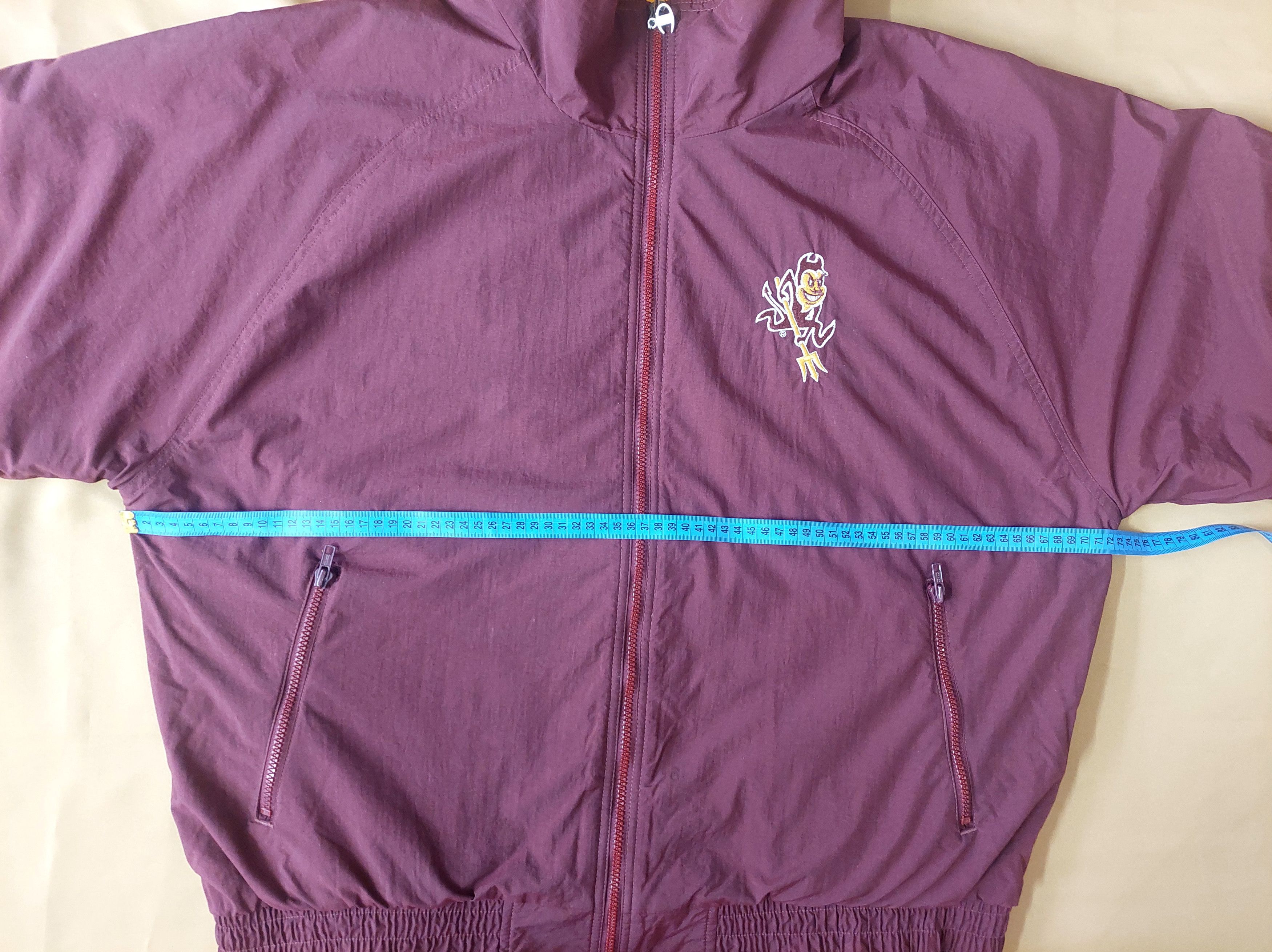 Champion Vintage Champion Arizona Sun Devils Windbreaker Jacket XL Size US XL / EU 56 / 4 - 22 Thumbnail