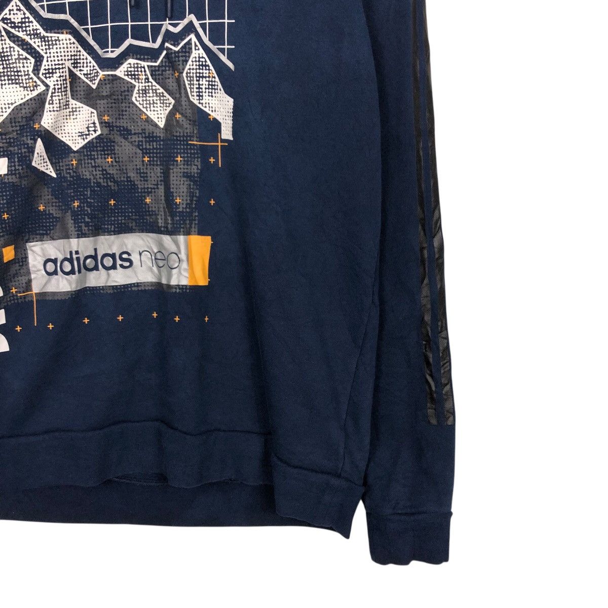 Adidas 📌Adidas Hoodie Pull Over Rare Big Logo Over Design Size US L / EU 52-54 / 3 - 6 Thumbnail
