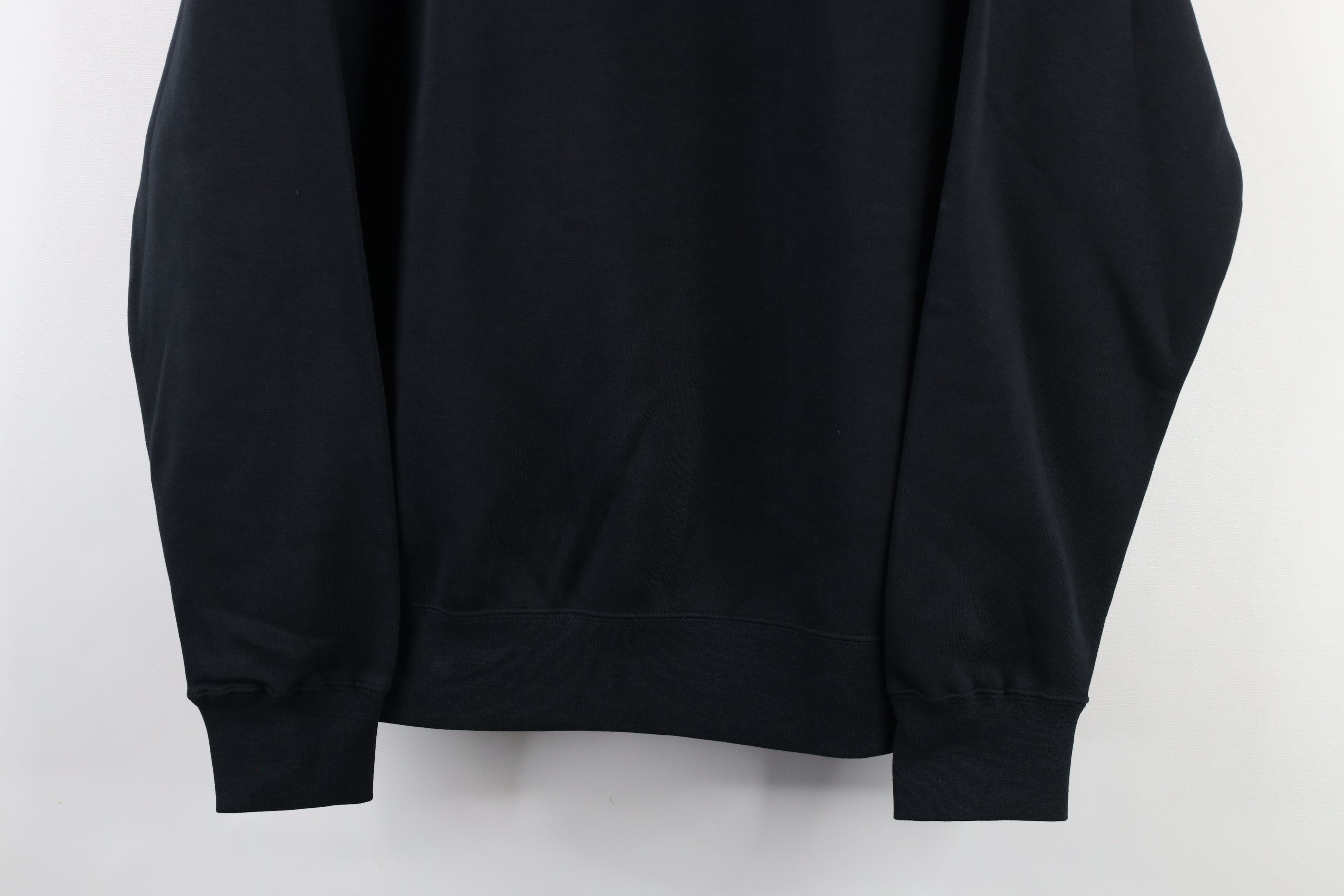 Nike × Vintage Deadstock Nike Scott Mini Swoosh Crewneck Sweatshirt Black Size US M / EU 48-50 / 2 - 3 Thumbnail