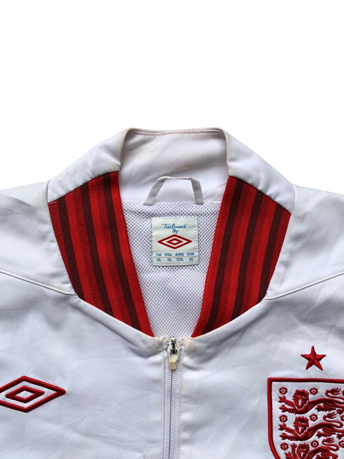 Umbro × Vintage England Umbro 2012 Soccer Jacket Bomber Home Away Size US XL / EU 56 / 4 - 3 Thumbnail