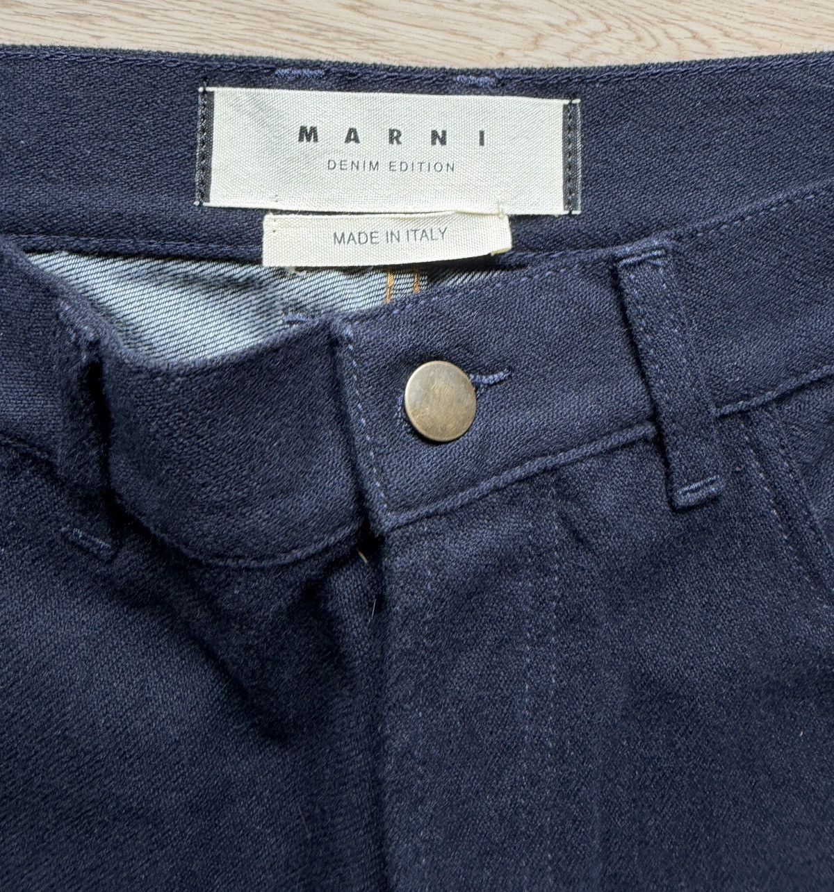 Marni Marni Denim Edition FW2013 Wool Cotton Jean Size 33 Italy Size US 33 - 8 Thumbnail
