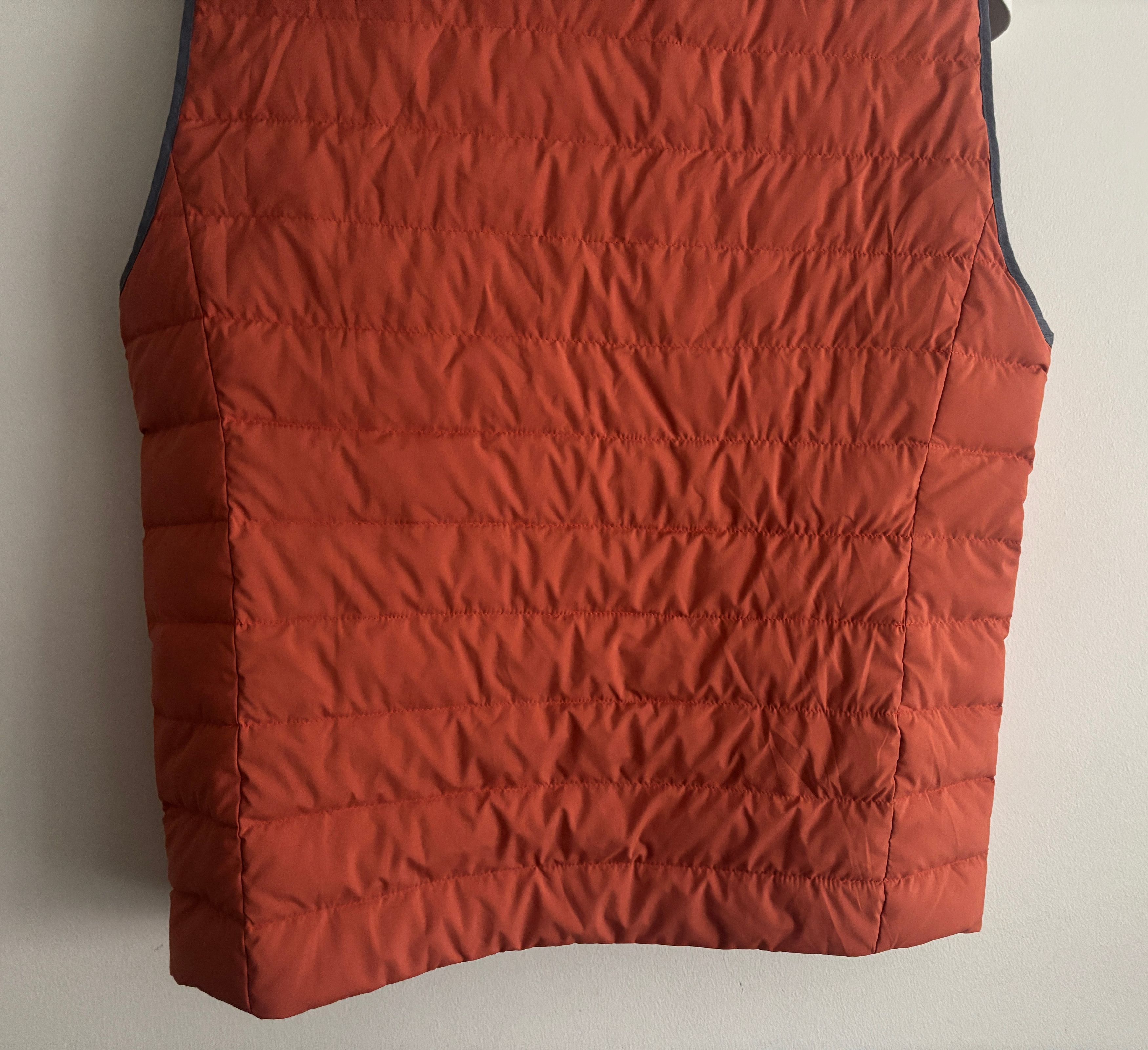 Fedeli RARE Rolex Quilted Orange Down Snap Button Padded Vest Size US M / EU 48-50 / 2 - 14 Thumbnail