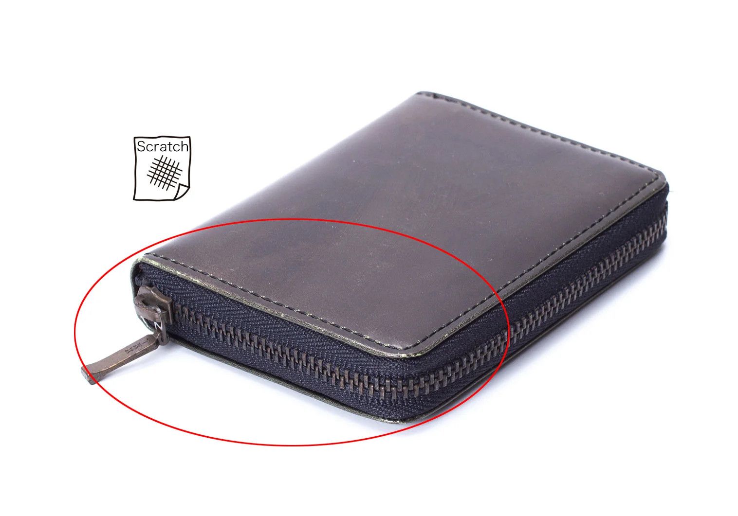 Jean Paul Gaultier Embossed Logo Zip Coin Case in Charcoal Size ONE SIZE - 5 Thumbnail