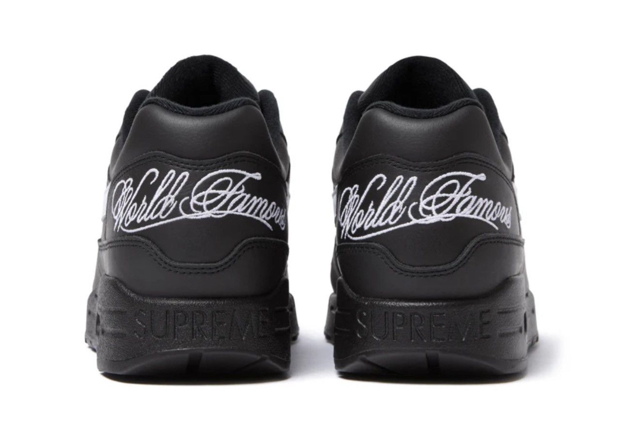 Supreme x Nike SS'25 Air Max 1 “Black” CONFIRMED SIZE 12