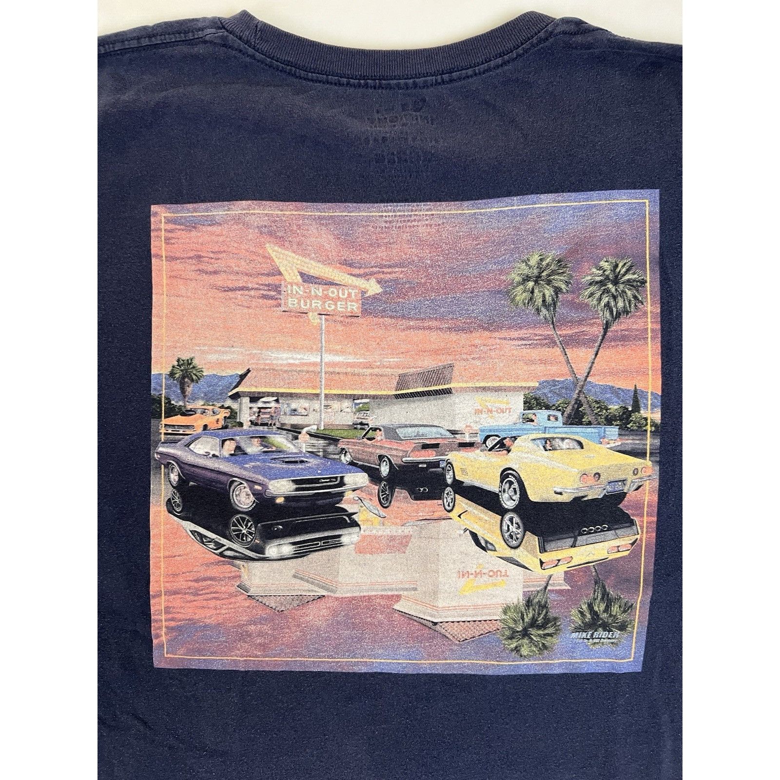 Other Vintage In-N-Out Men T-Shirt 3XL Blue California Graphic Hot Size US XXL / EU 58 / 5 - 8 Thumbnail