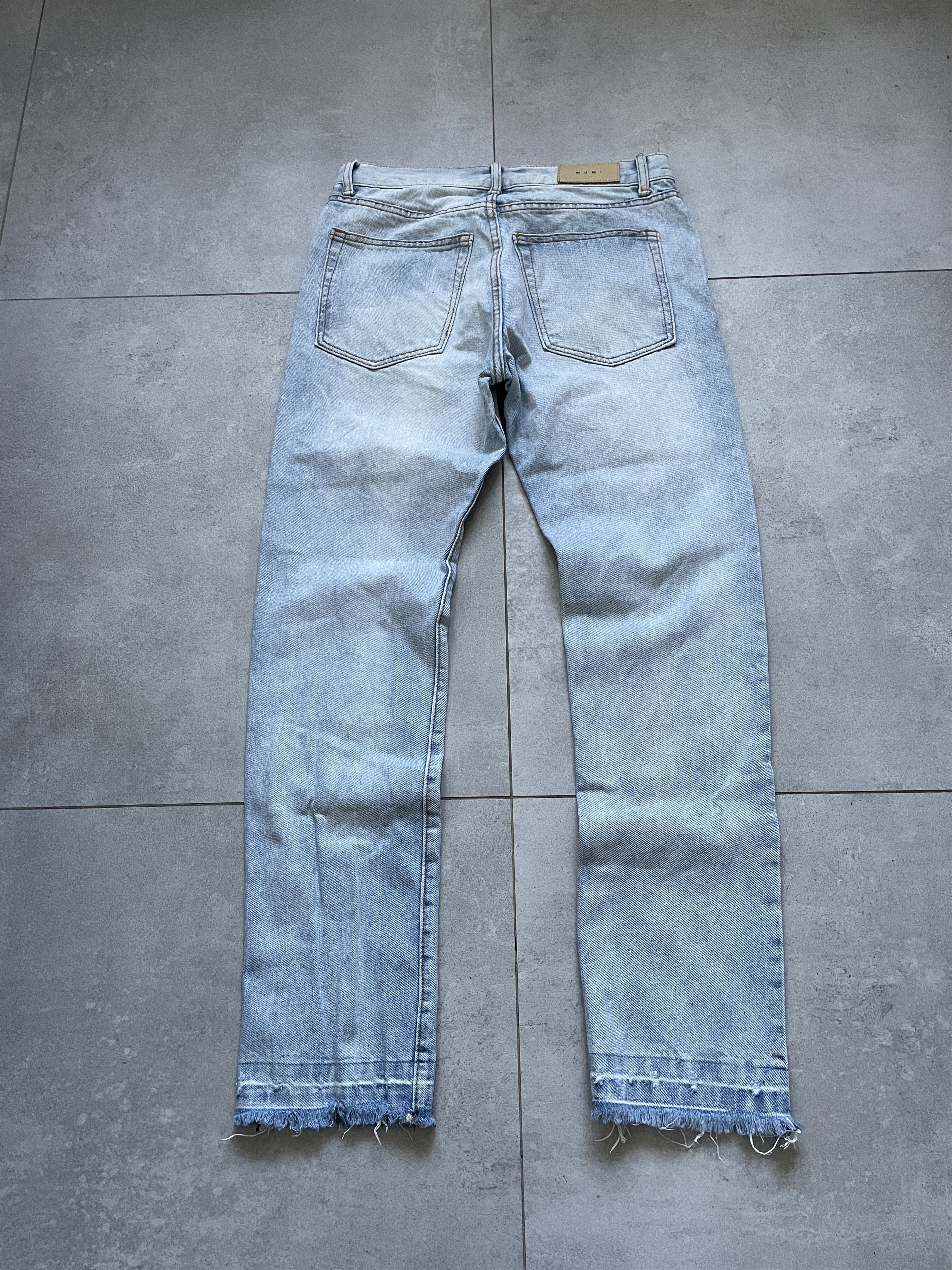 MNML MNML SKINNY DENIM HEDI DIOR TYPE LIGHT WASHED JEANS Size US 31 - 1 Thumbnail