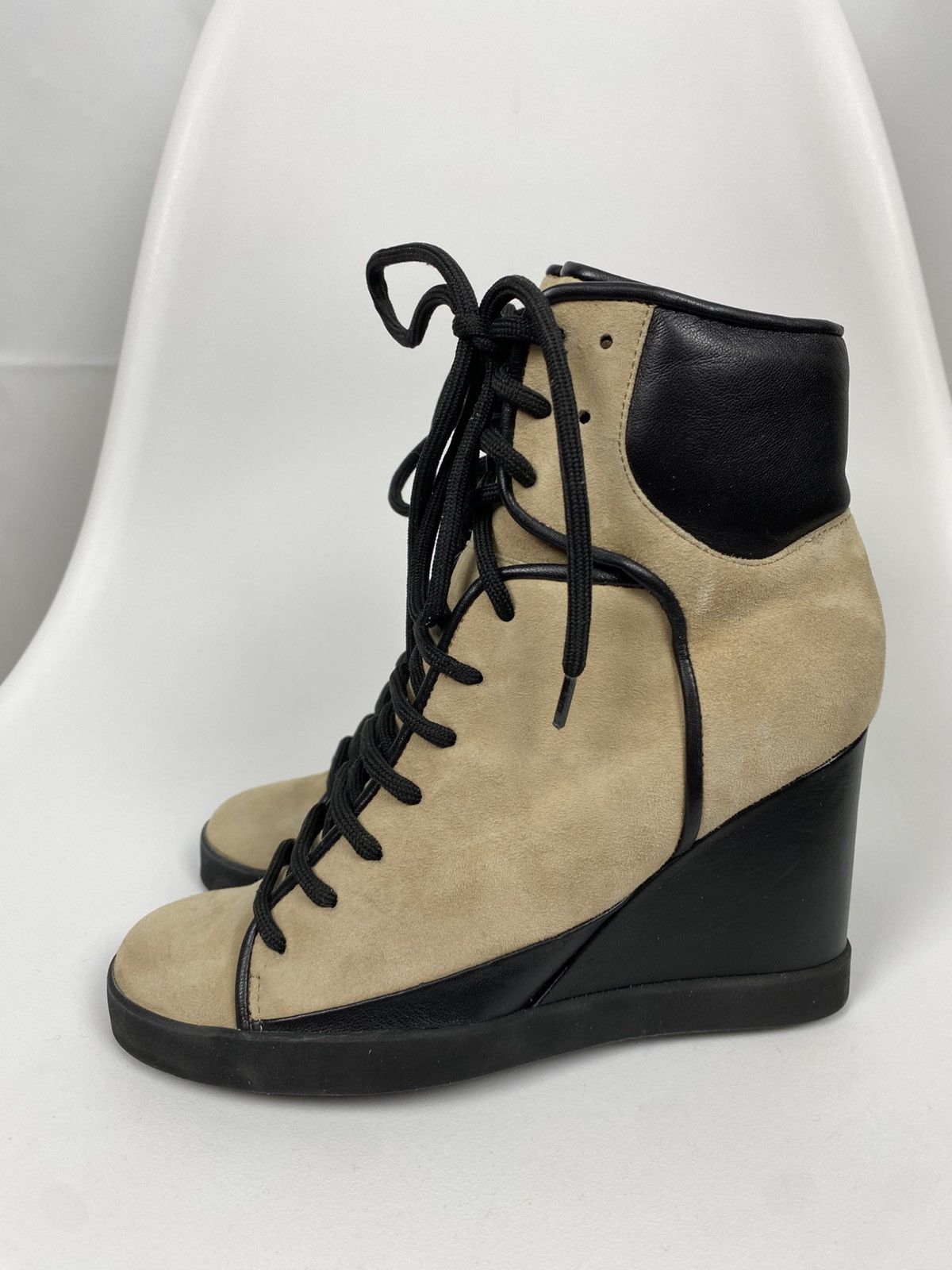 See by Chloe See by Chloe Suede Wedge Booties size 37 Size US 7 / IT 37 - 3 Thumbnail