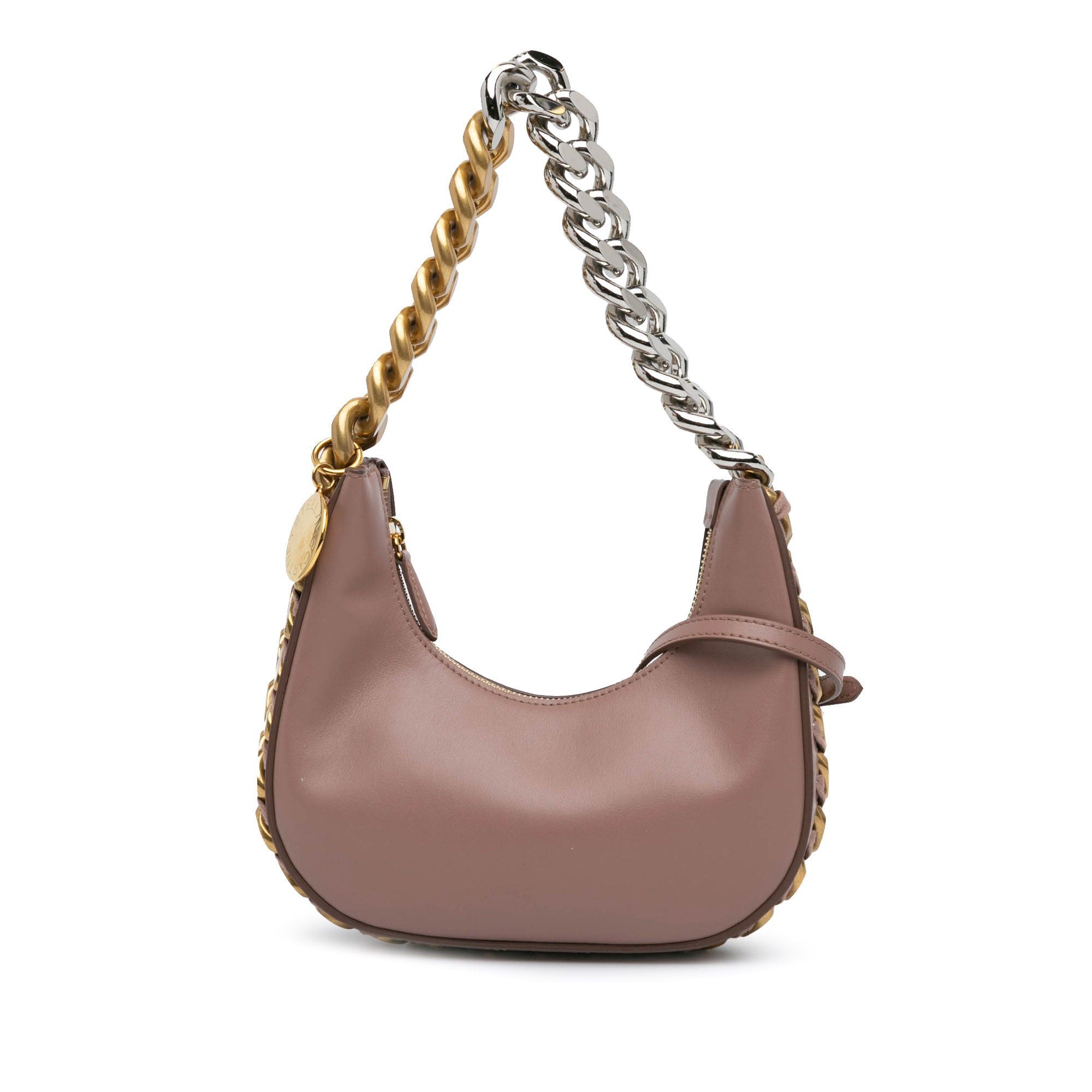 Stella McCartney Stella McCartney Mini Frayme Zipped Satchel Brown Size ONE SIZE - 1 Thumbnail