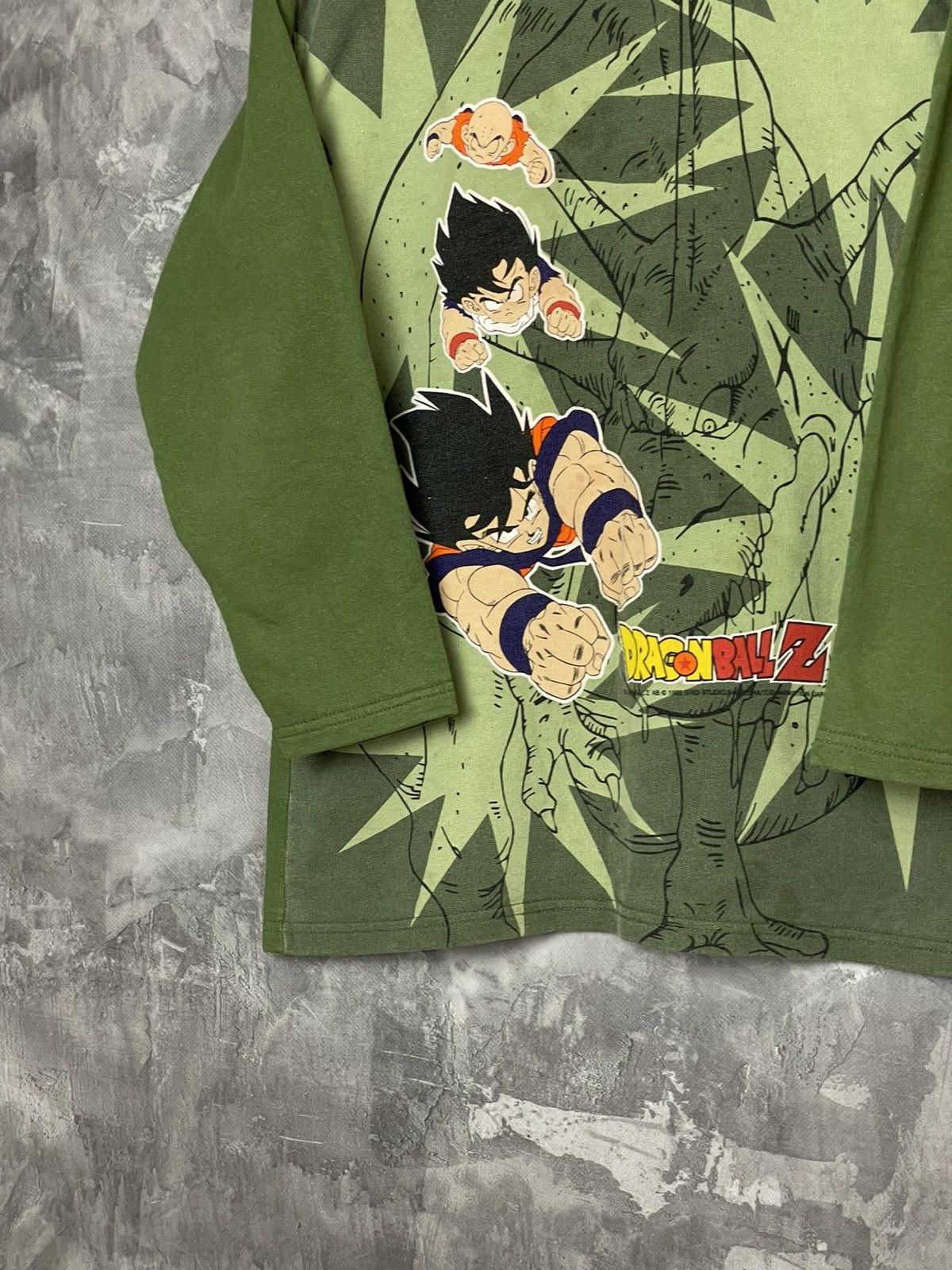Anime × Japanese Brand × Vintage Rare Vintage 1989 Dragon Ball Z Super Saiyan Sweatshirt 80s Size US XS / EU 42 / 0 - 5 Thumbnail