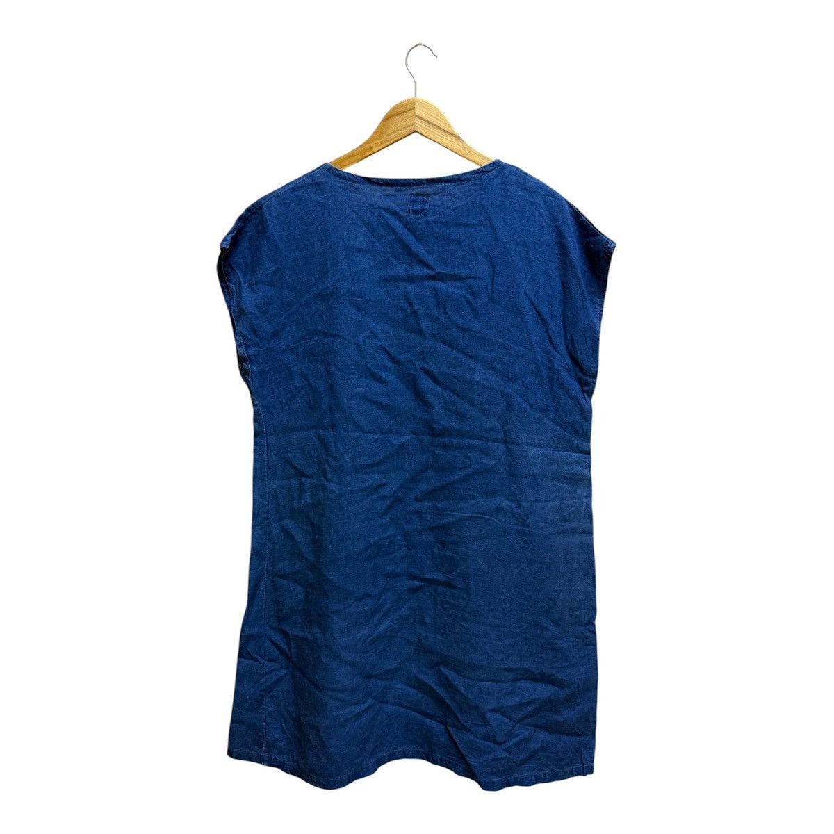 Orslow Modern Indigo Sleeveless Tunic Dress in Blue, Women's — image 2 of 6