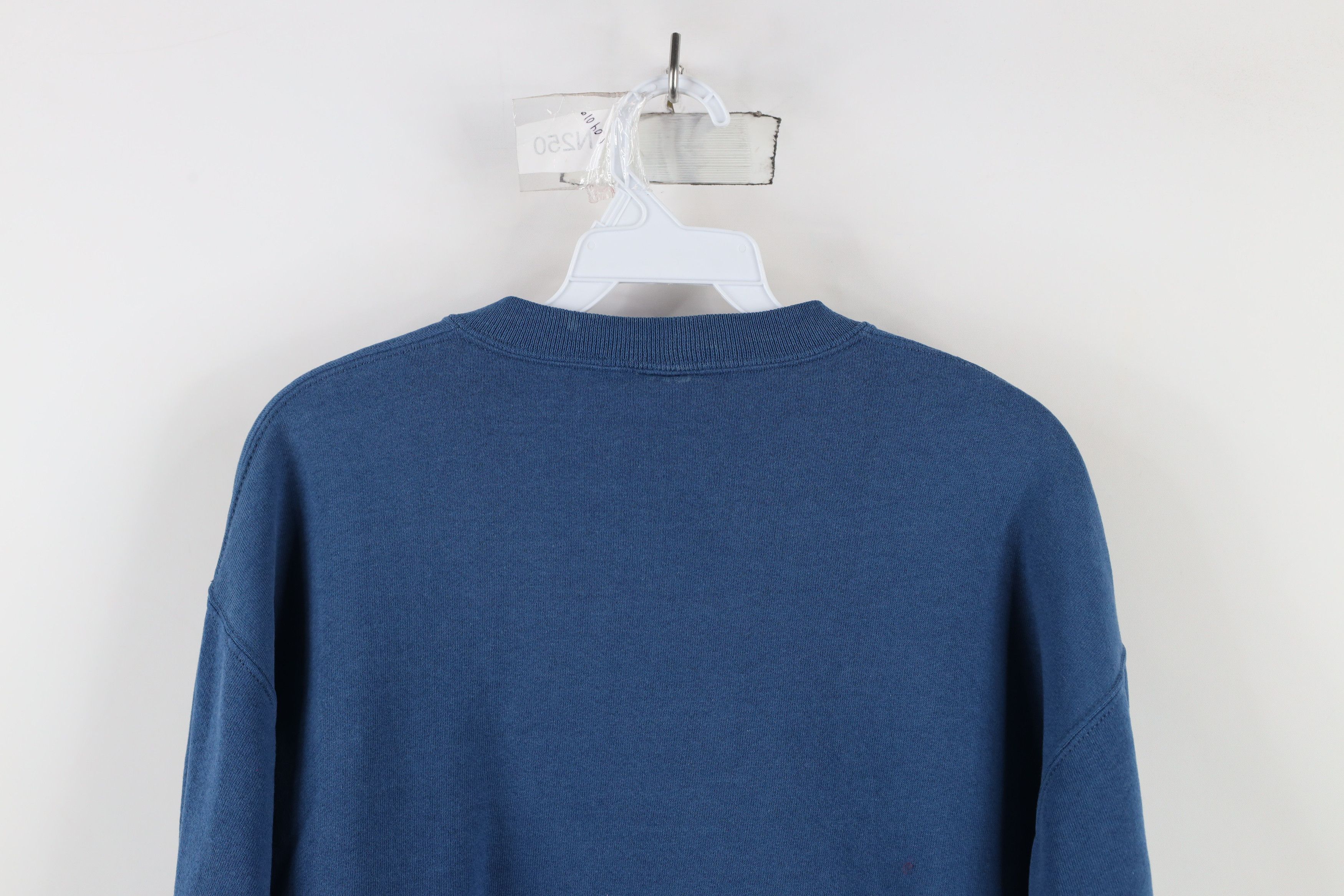 Vintage Vintage 90s Bike Blank Crewneck Sweatshirt Blue USA Size US M / EU 48-50 / 2 - 12 Thumbnail