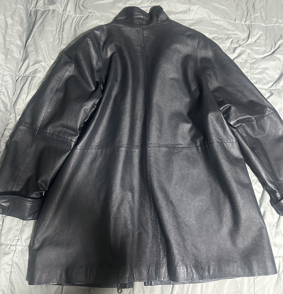 Other Black Amalfi Leather Jacket Size US XL / EU 56 / 4 - 3 Thumbnail