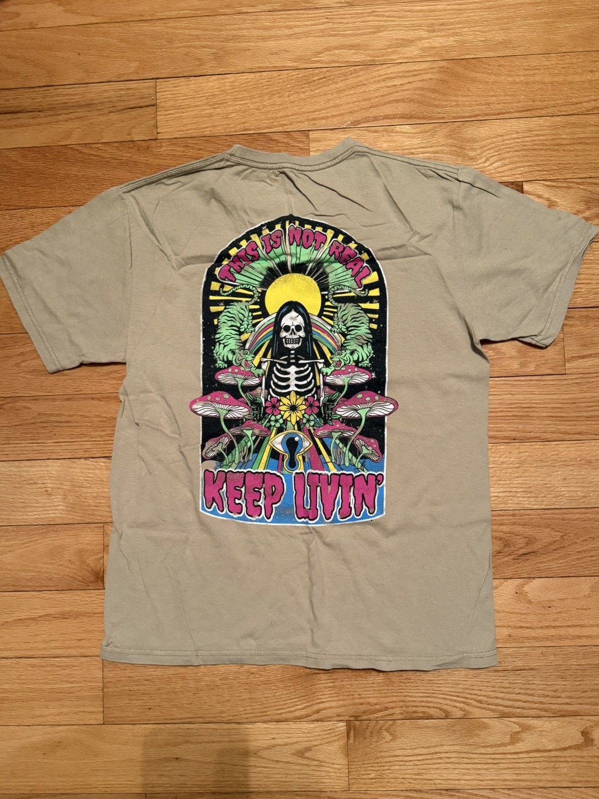 Other Tan Psychedelic Tiger Tee Size US M / EU 48-50 / 2 - 2 Thumbnail