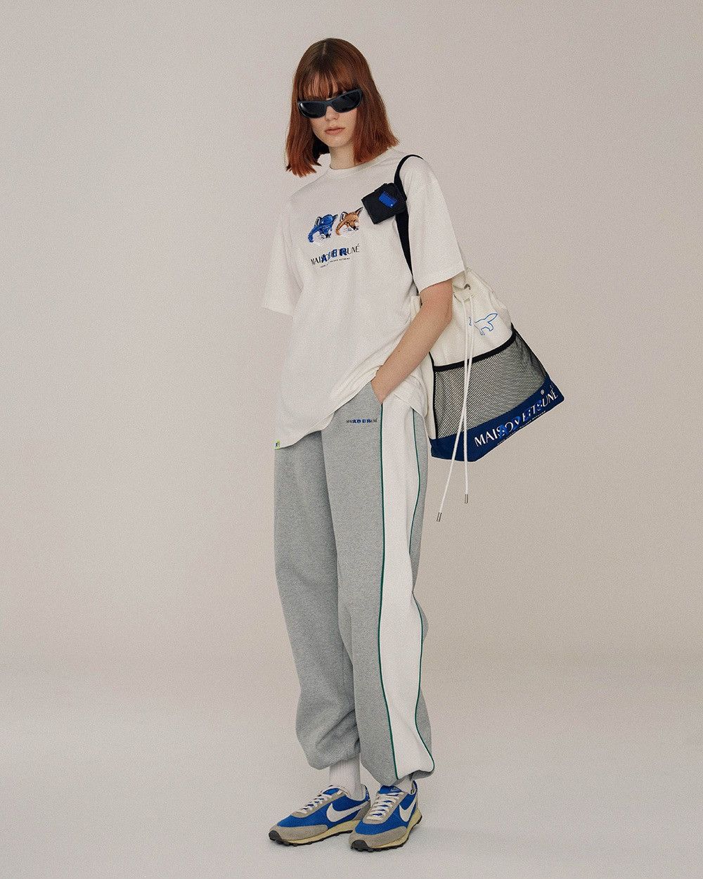 Ader Error × Maison Kitsune SS19 Ader Error x Maison Kitsuné Canvas Tote Bag Size ONE SIZE - 2 Thumbnail