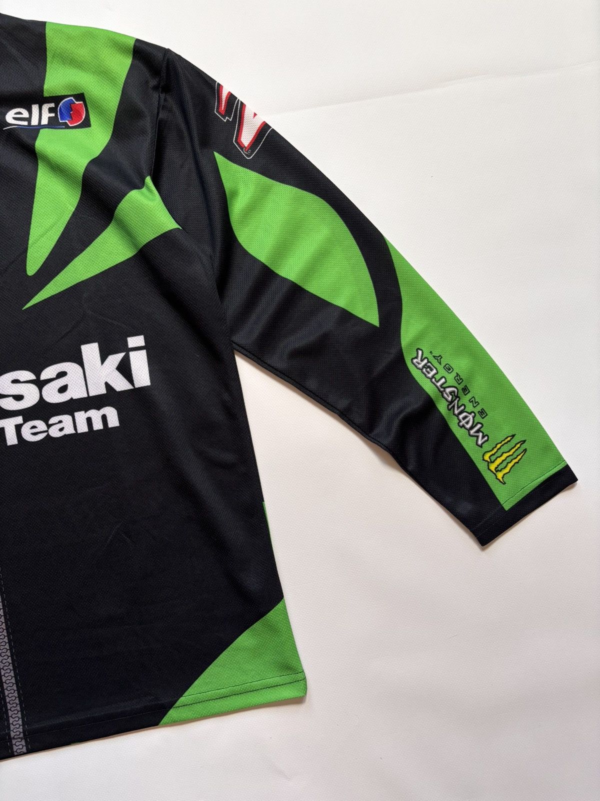 Vintage MONSTER KAWASAKI ASAP ROCKY VINTAGE RETRO RACING JERSEY (XL) Size US XL / EU 56 / 4 - 6 Thumbnail