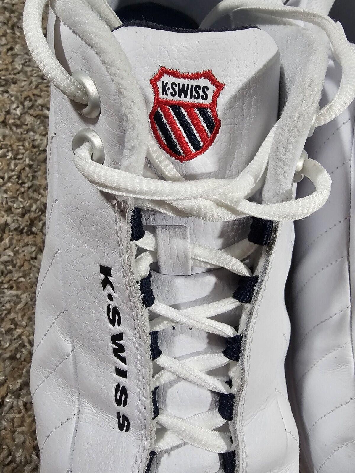 K-Swiss K-Swiss White 03426-130-XW LOW G22/172 mens 12UK 13USA shoes Size US 13 / EU 46 - 3 Thumbnail