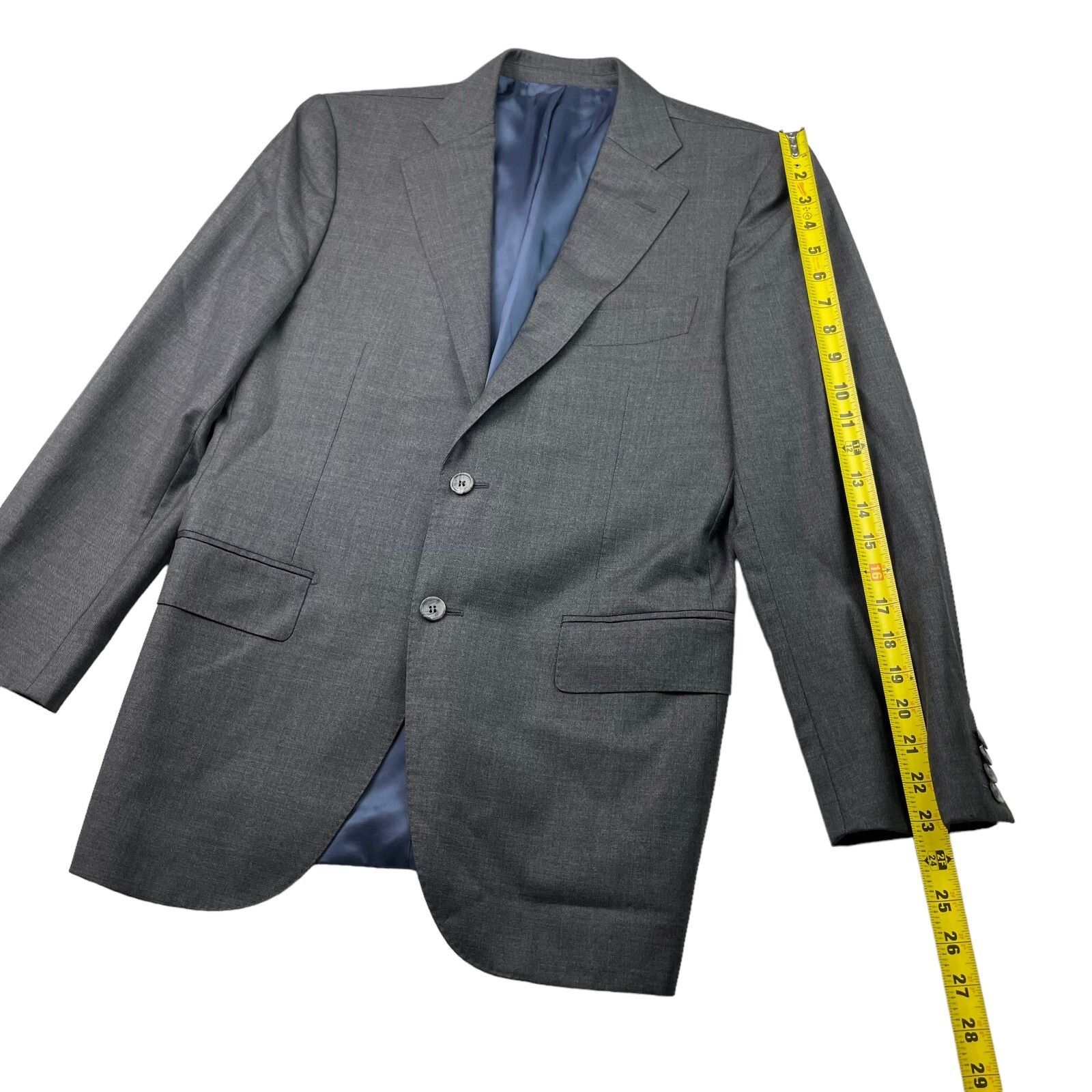 Suitsupply SuitSupply Men’s Super 110's Wool Slim Fit 2-Button Blazer/J Size 40R - 11 Thumbnail