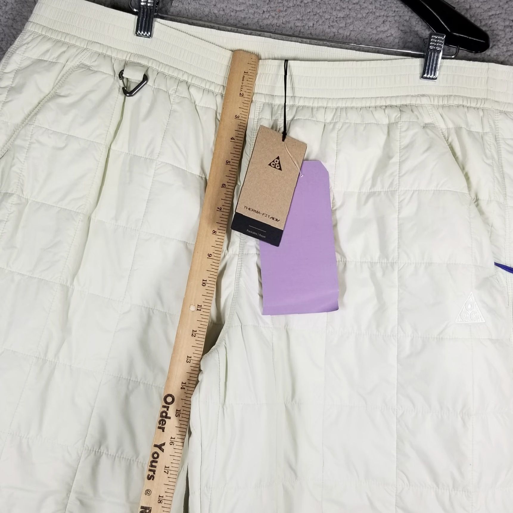 Nike ACG Nike ACG Women's XXL Therma-FIT ADV Rope de Dope Pants Activewear Wide-Leg Summit White Sportswear Size 40" / US 18 - 7 Thumbnail