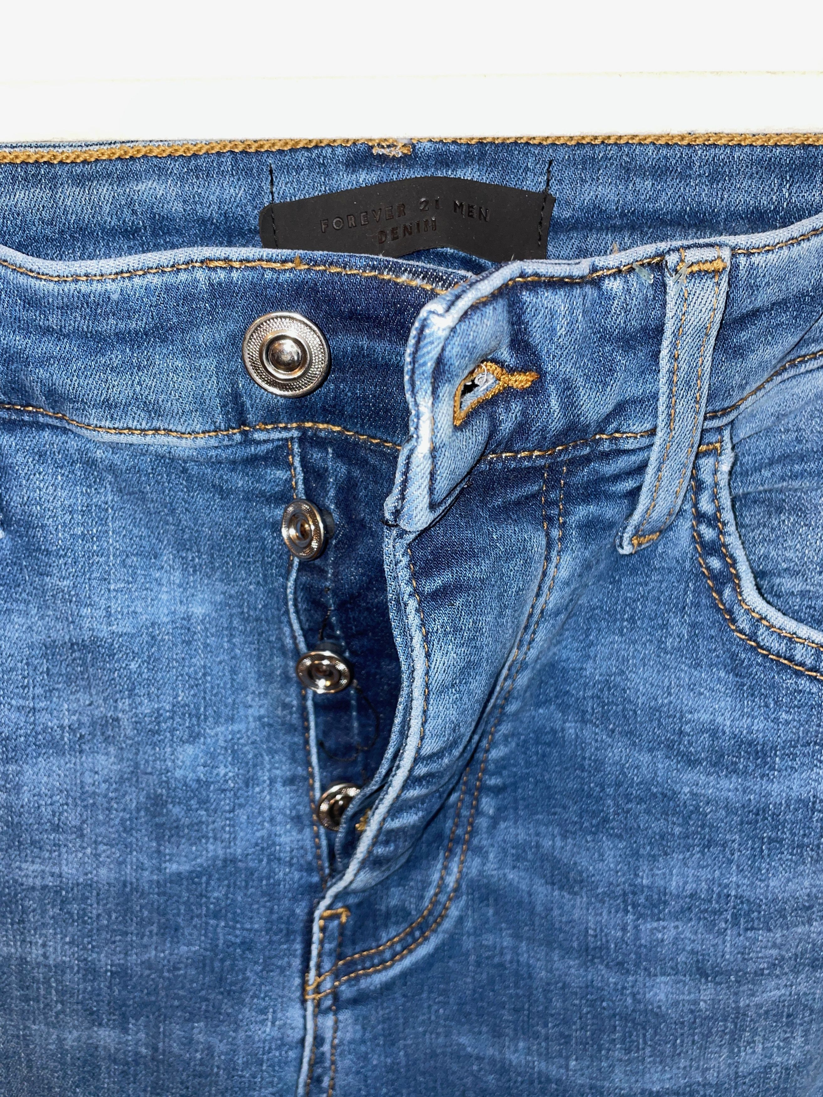 Forever 21 Forever 21 Men Denim Jeans Size US 32 / EU 48 - 3 Thumbnail