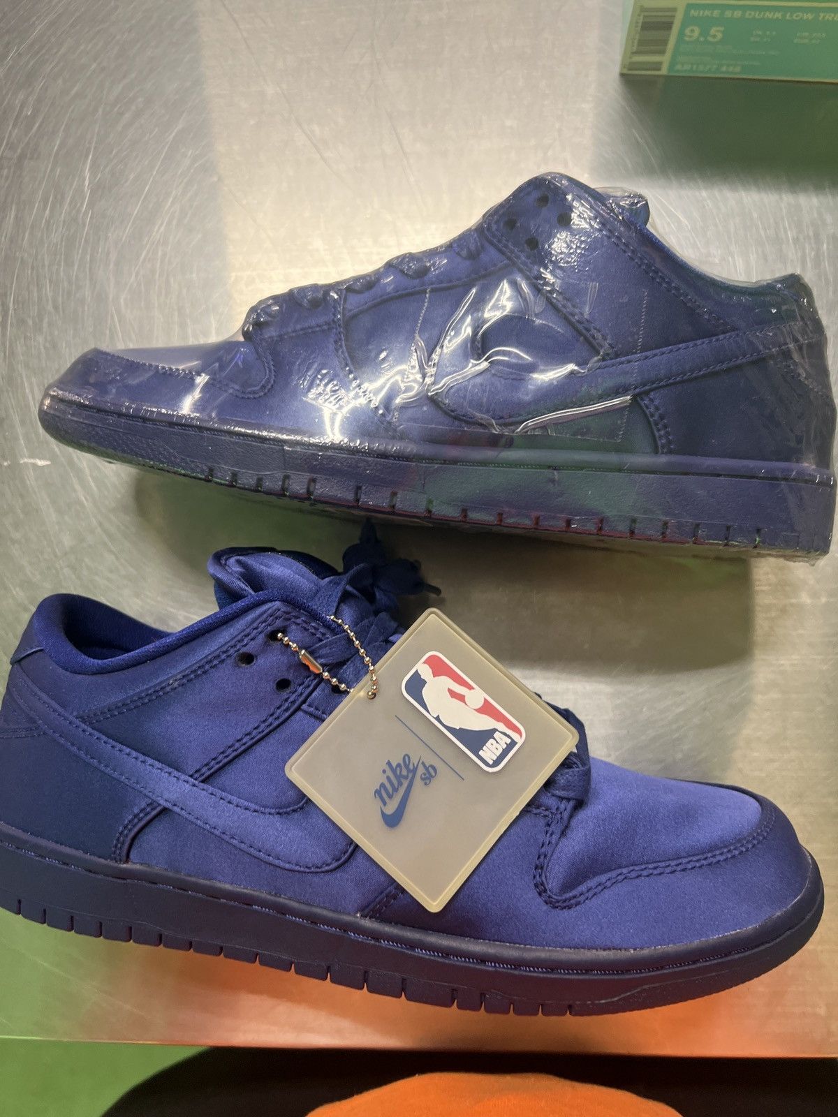 Nike Nike SB dunk low NBA deep royal blue Size US 9.5 / EU 42-43 - 1 Thumbnail