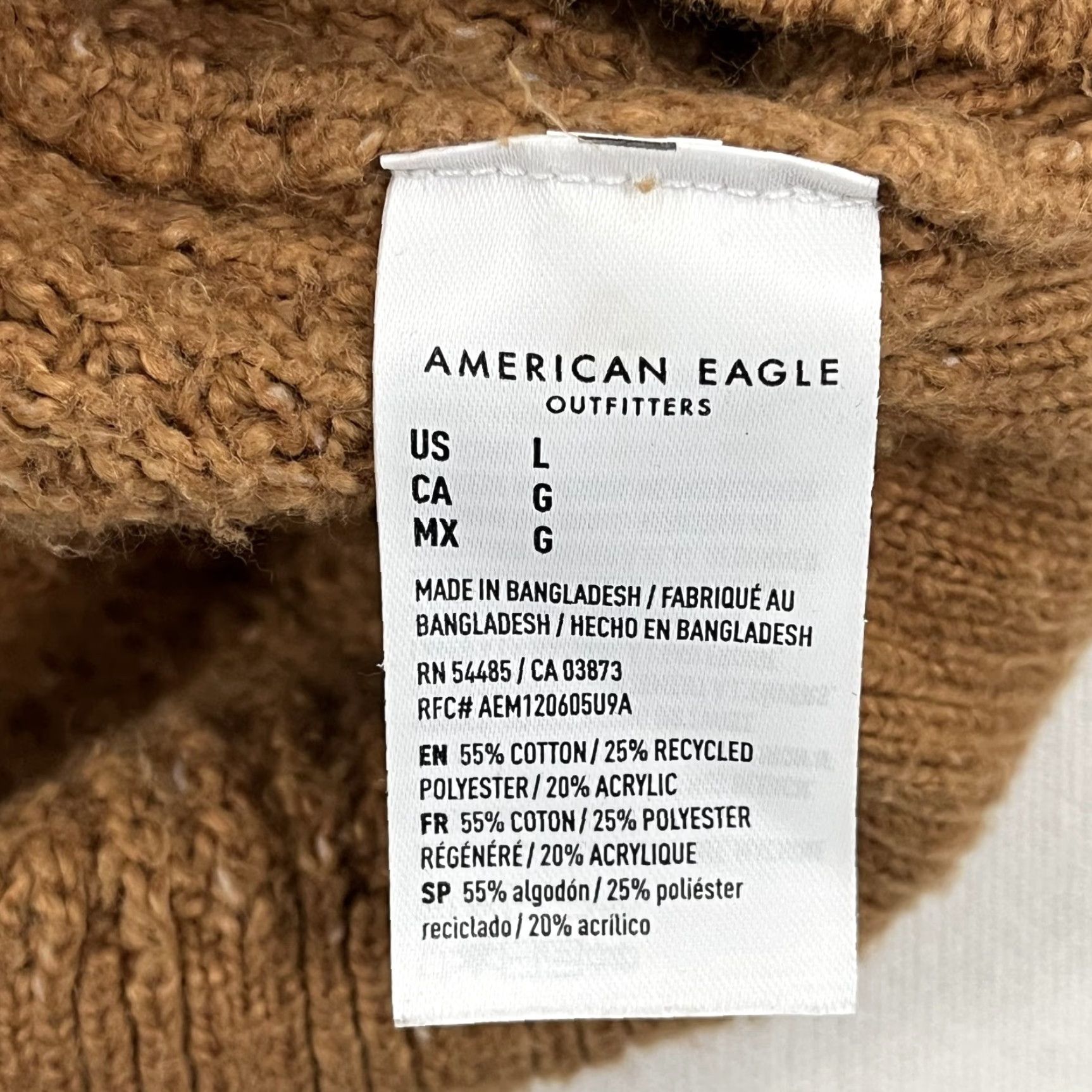 American Eagle Outfitters American Eagle Outfitters Sweater Mens L Pullover Crew Knit Oversized Fall Multicolor Regular/Classic Outdoor Size US L / EU 52-54 / 3 - 6 Thumbnail