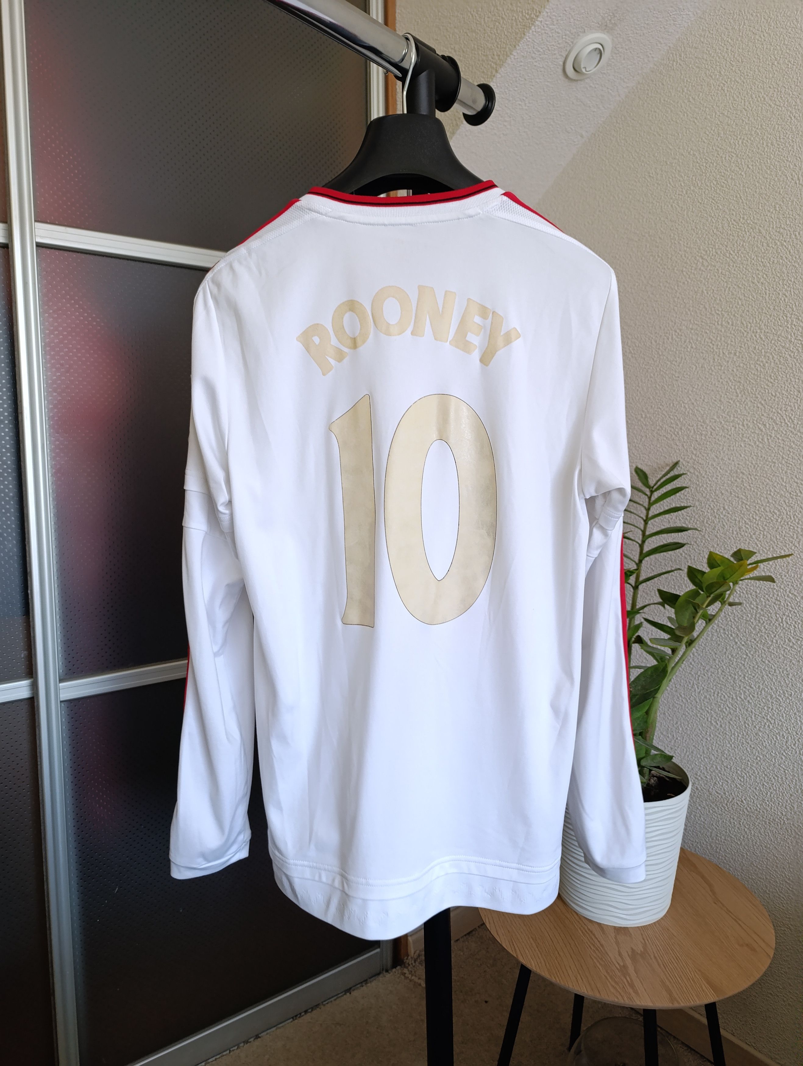 Adidas ADIDAS MANCHESTER UNITED ROONEY MENS JERSEY LONGSLEEVE 15/16 Size US S / EU 44-46 / 1 - 14 Thumbnail