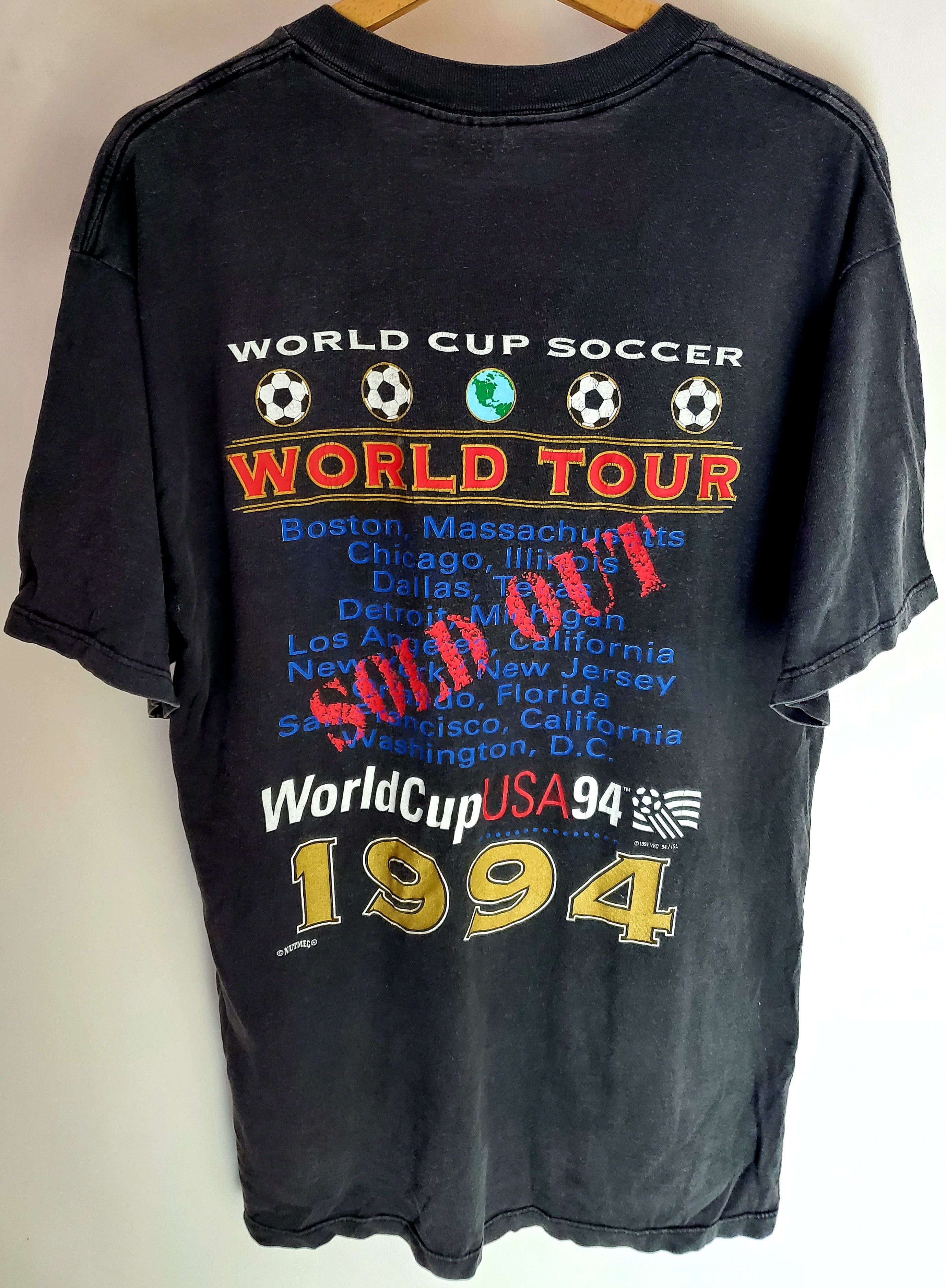 Vintage Vintage 1994 World Cup Soccer USA World Tour shirt L Size US L / EU 52-54 / 3 - 2 Thumbnail