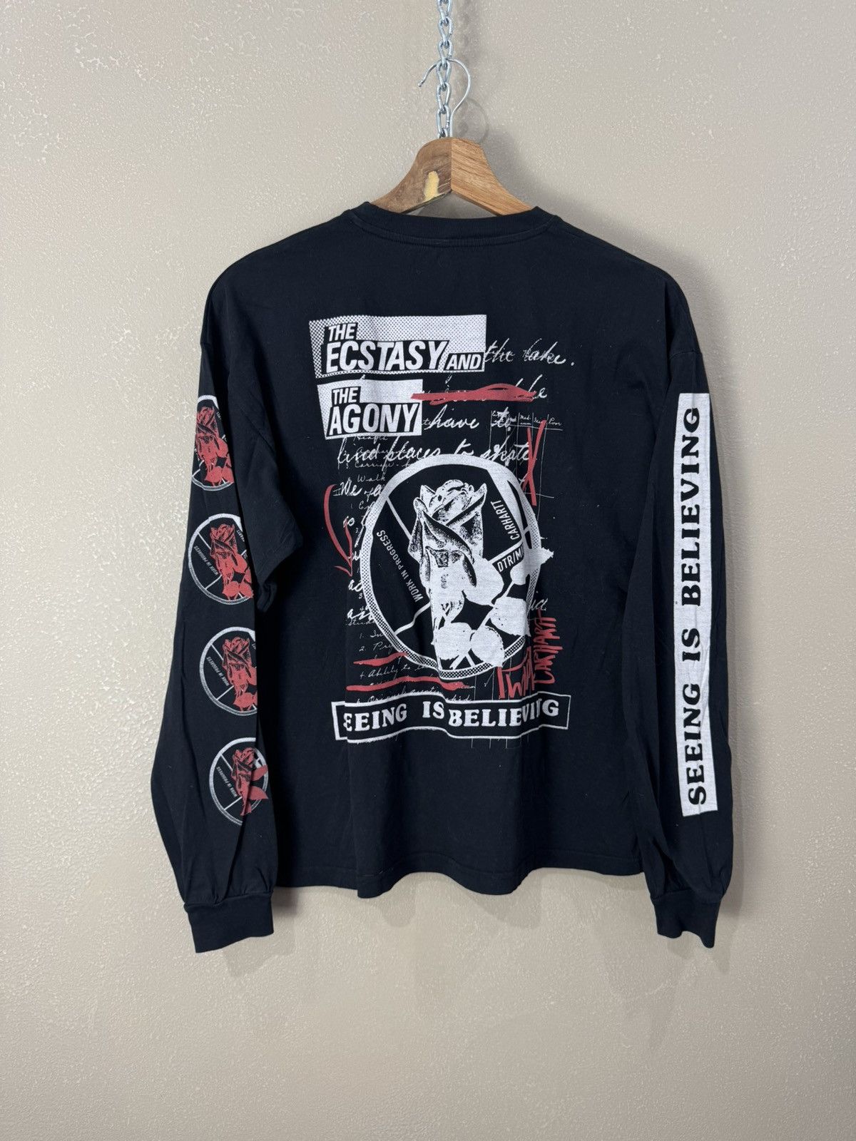 Carhartt Vintage Y2k Carhartt Longsleeve Ecstasy Logo T-shirt Size US XS / EU 42 / 0 - 1 Thumbnail