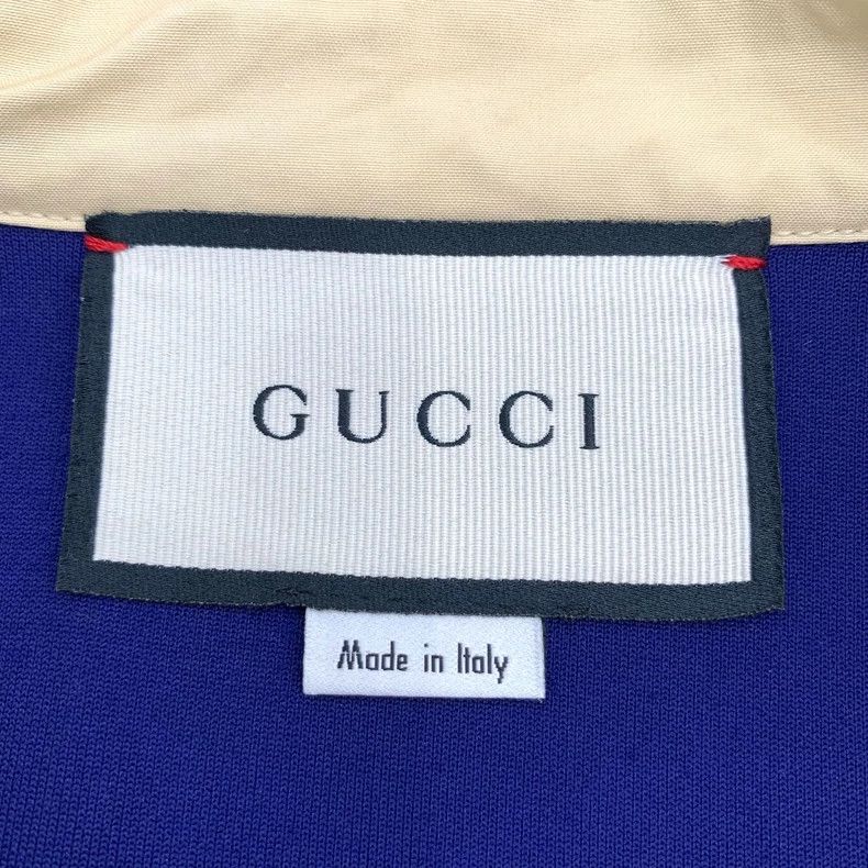 Gucci Gucci Color-blocked logo cotton lapel zipper jacket 2504-Ne Size US L / EU 52-54 / 3 - 6 Thumbnail