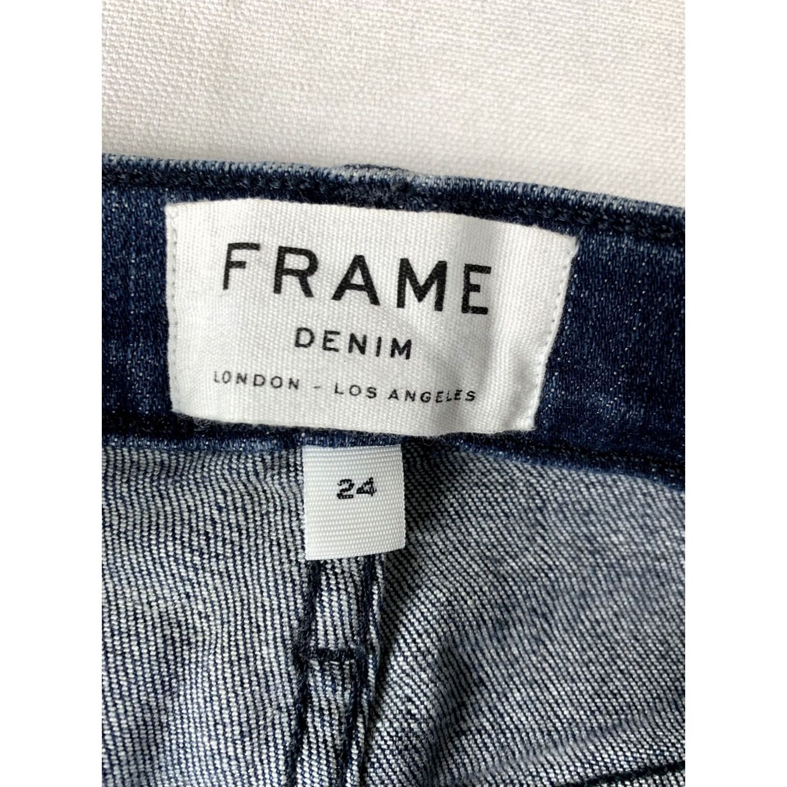 Frame FRAME DENIM BLUE JEANS WOMEN 24 ALI HIGH RISE SKINNY INSEAM 27 Size 42" / US 20 - 4 Thumbnail