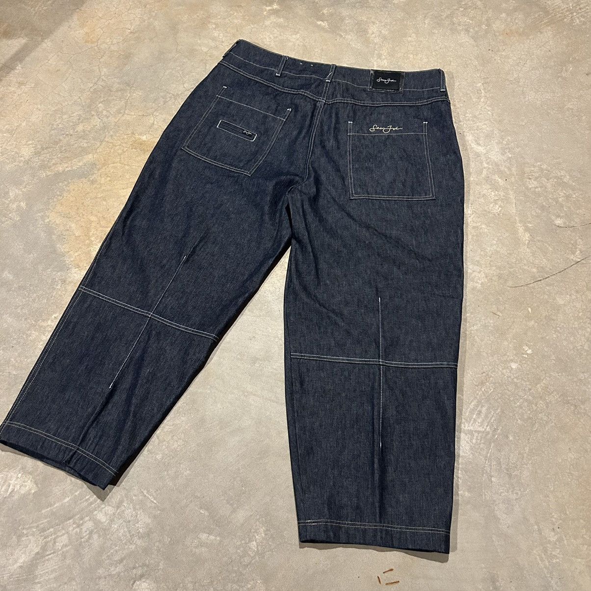 JNCO × Sean John × Southpole Crazy Vintage Y2K Sean John Baggy Stash Pocket Jeans Cyber Size US 40 / EU 56 - 2 Thumbnail