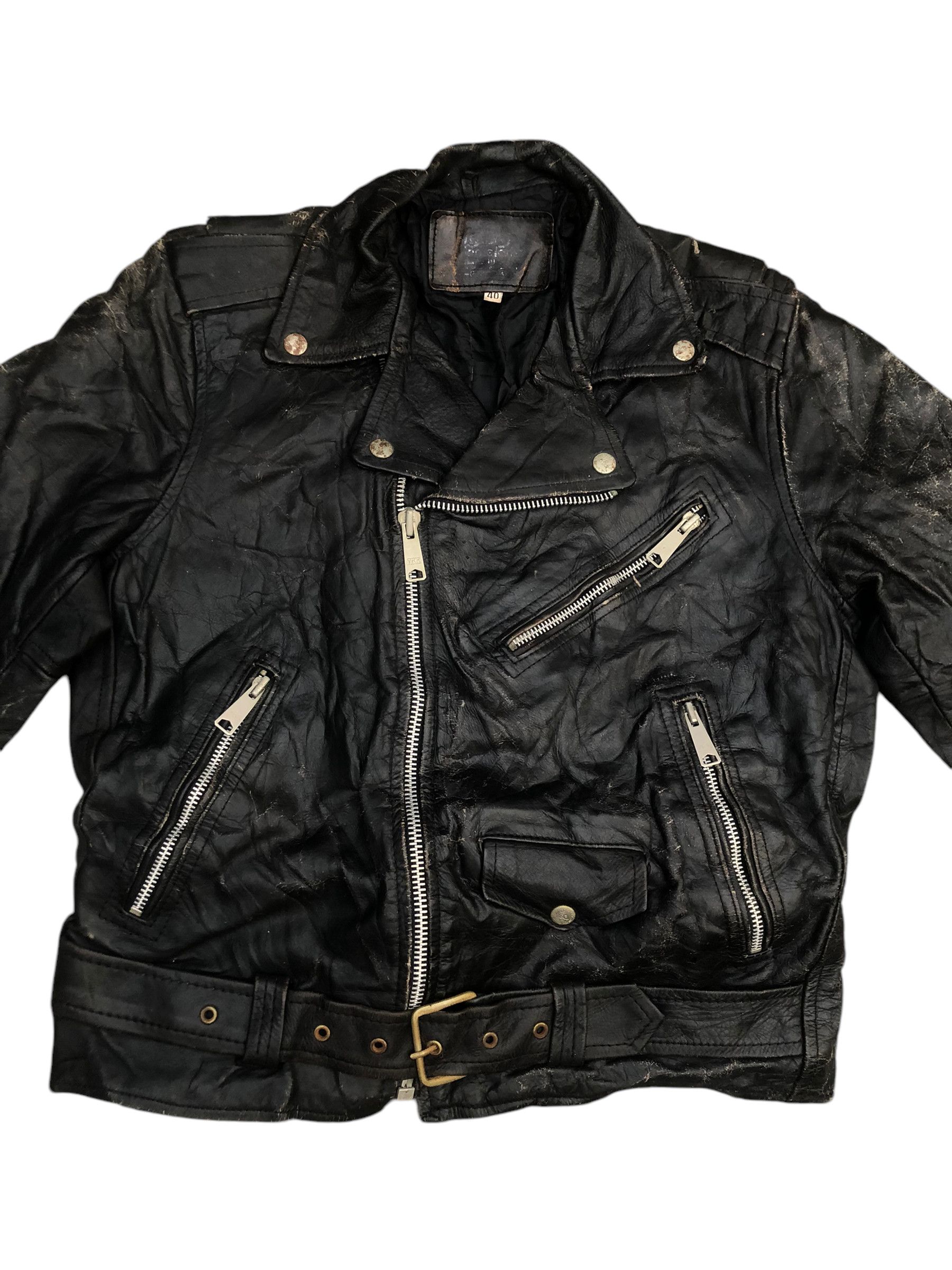 Harley Davidson Prime Parts by JUST BRASS INC USA Biker Leather Jacket Size US XXS / EU 40 - 1 Thumbnail