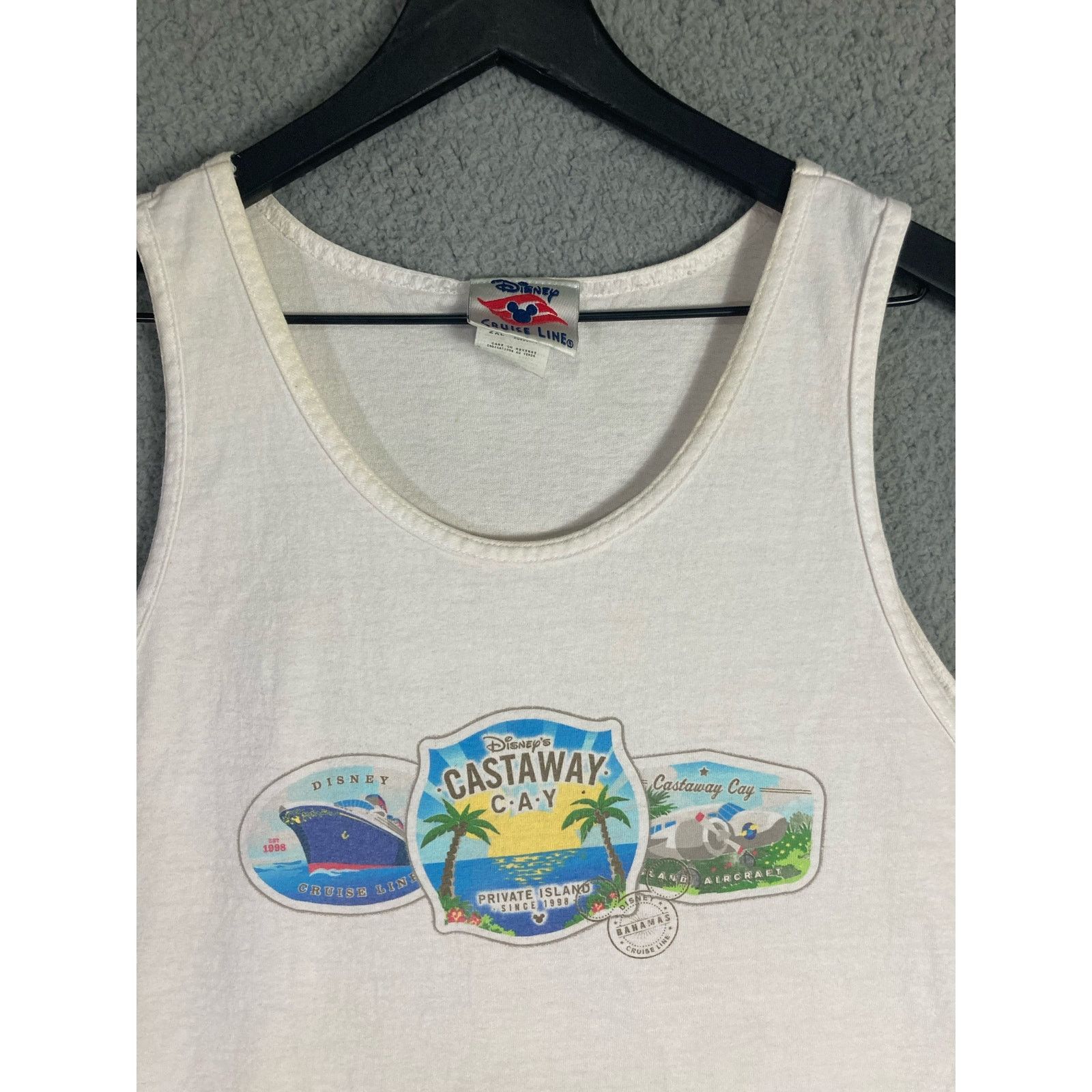 Other Vintage Disney Castaway Cay Unisex Tank Top 2XL XXL Vacation Size US XXL / EU 58 / 5 - 4 Thumbnail