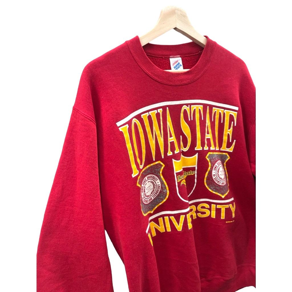 Jerzees Vintage 1990's Iowa State University College Sweater Size US L / EU 52-54 / 3 - 5 Thumbnail