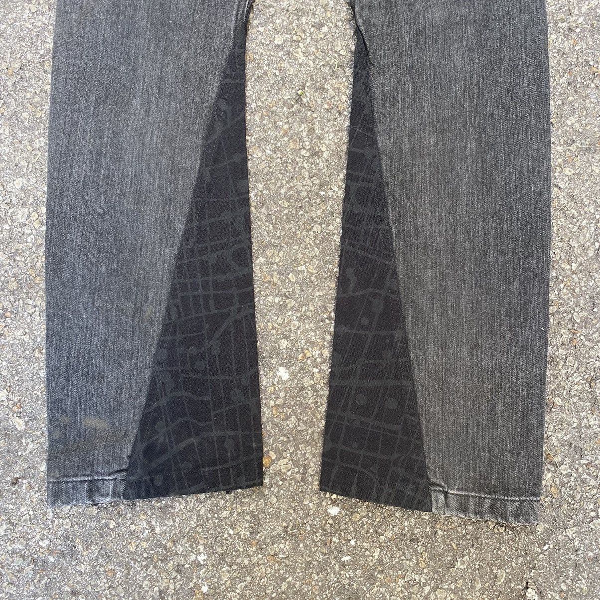 If Six Was Nine × Japanese Brand Kyoto Temas Collective Works Jeans Punk Style Denim Grunge Size US 27 - 10 Thumbnail