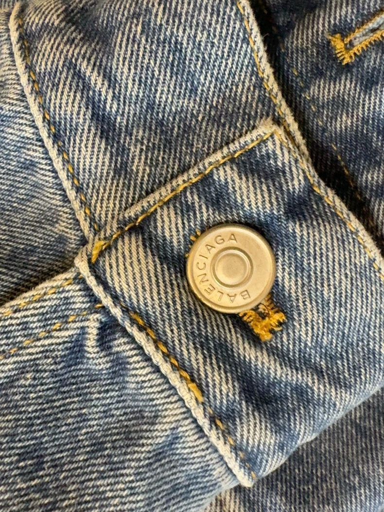 Balenciaga oversized blue denim jacket from balenciaga Size US M / EU 48-50 / 2 - 7 Thumbnail