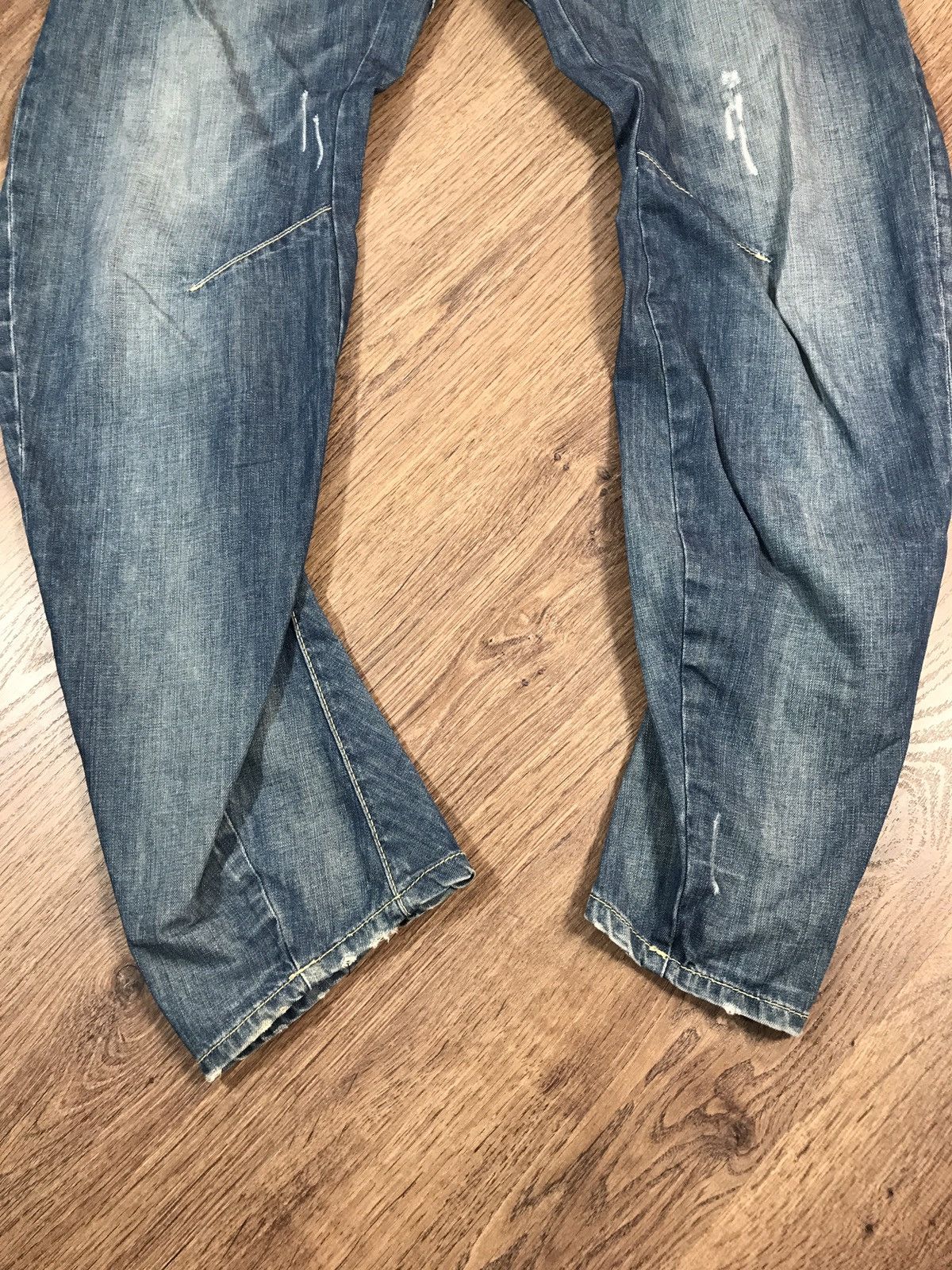 Japanese Brand × Vintage Vintage Distressed Jeans Biker Pants Size US 32 / EU 48 - 2 Thumbnail