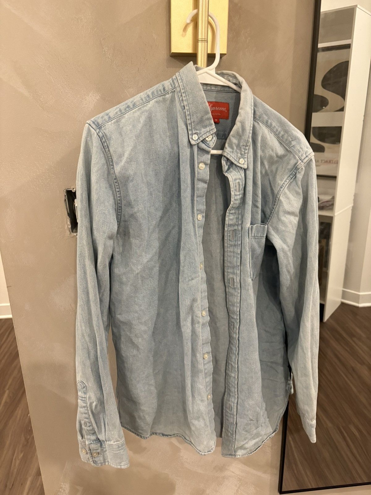 Supreme Supreme Denim Overshirt Size Medium Size US M / EU 48-50 / 2 - 1 Thumbnail