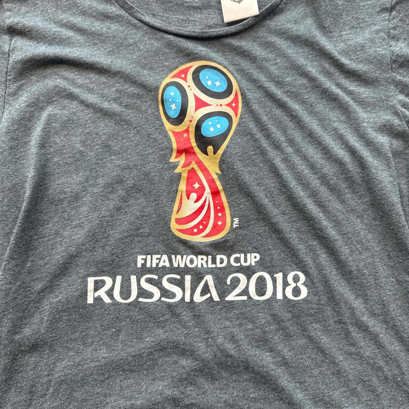 Adidas Grey Adidas Womens Russia 2018 World Cup Tee Size US L / EU 52-54 / 3 - 2 Thumbnail