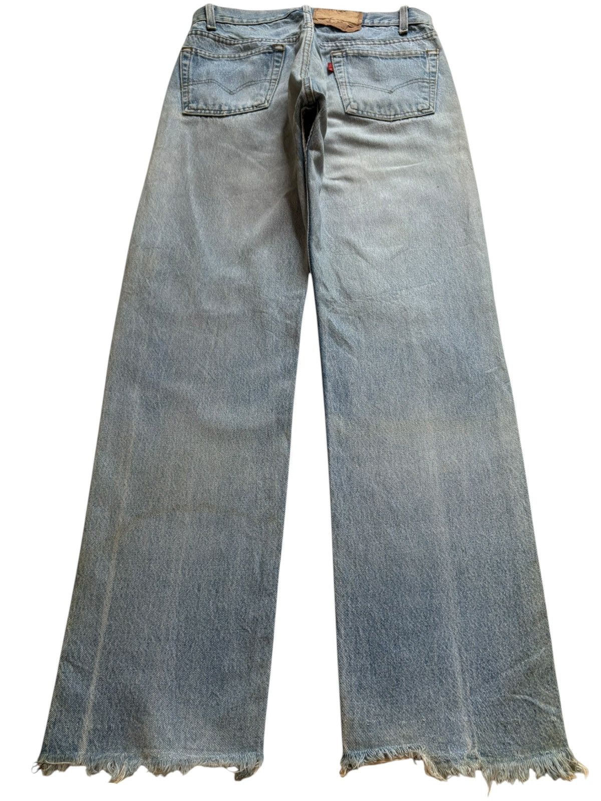 Levi's Vintage 70s Levis 501 Mud Wash Distressed Jeans Size US 28 / EU 44 - 2 Thumbnail