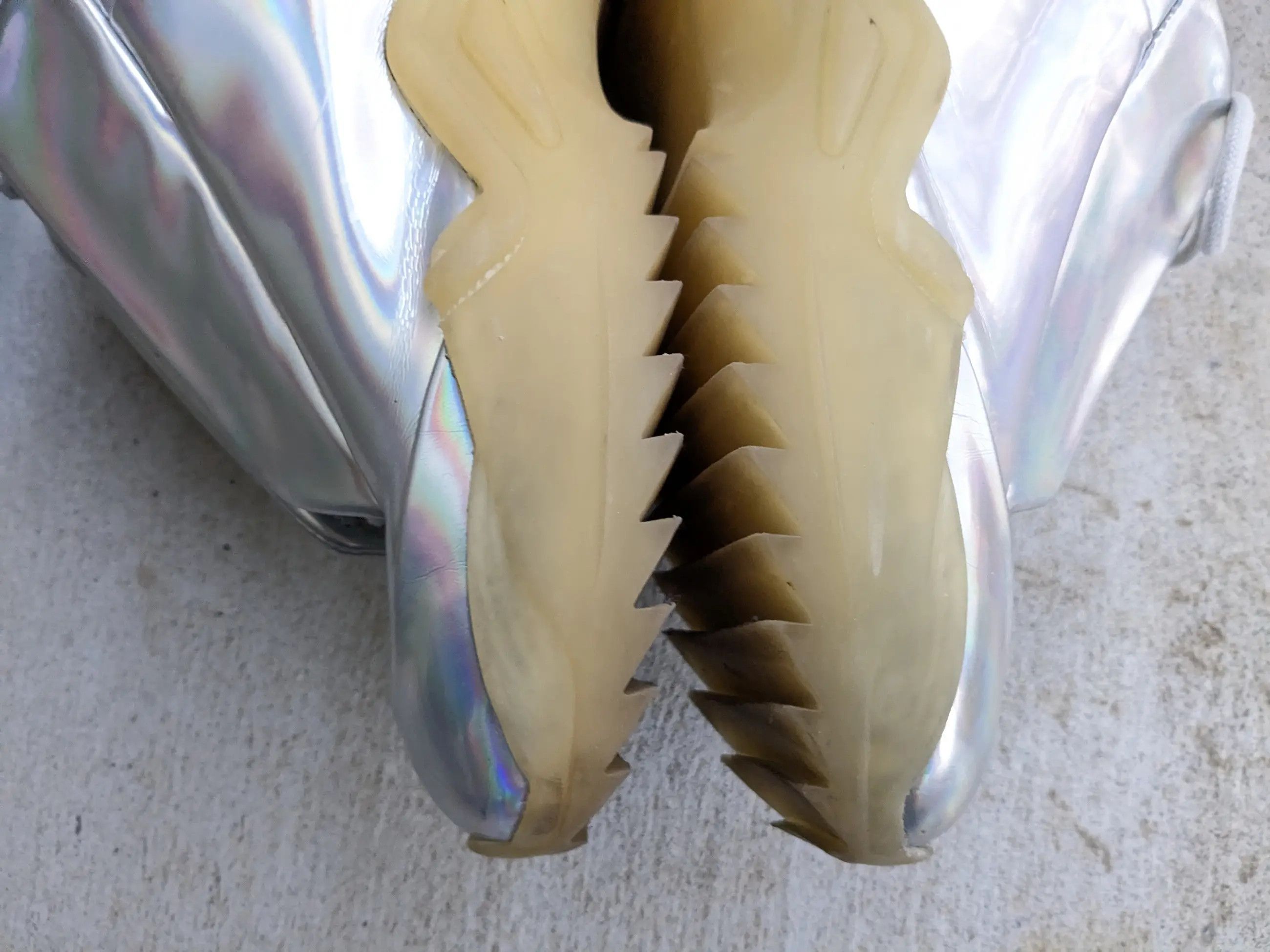 Maison Margiela Maison Margiela New Future Silver 8 41 Leather Low Tops Size US 8 / EU 41 - 14 Thumbnail